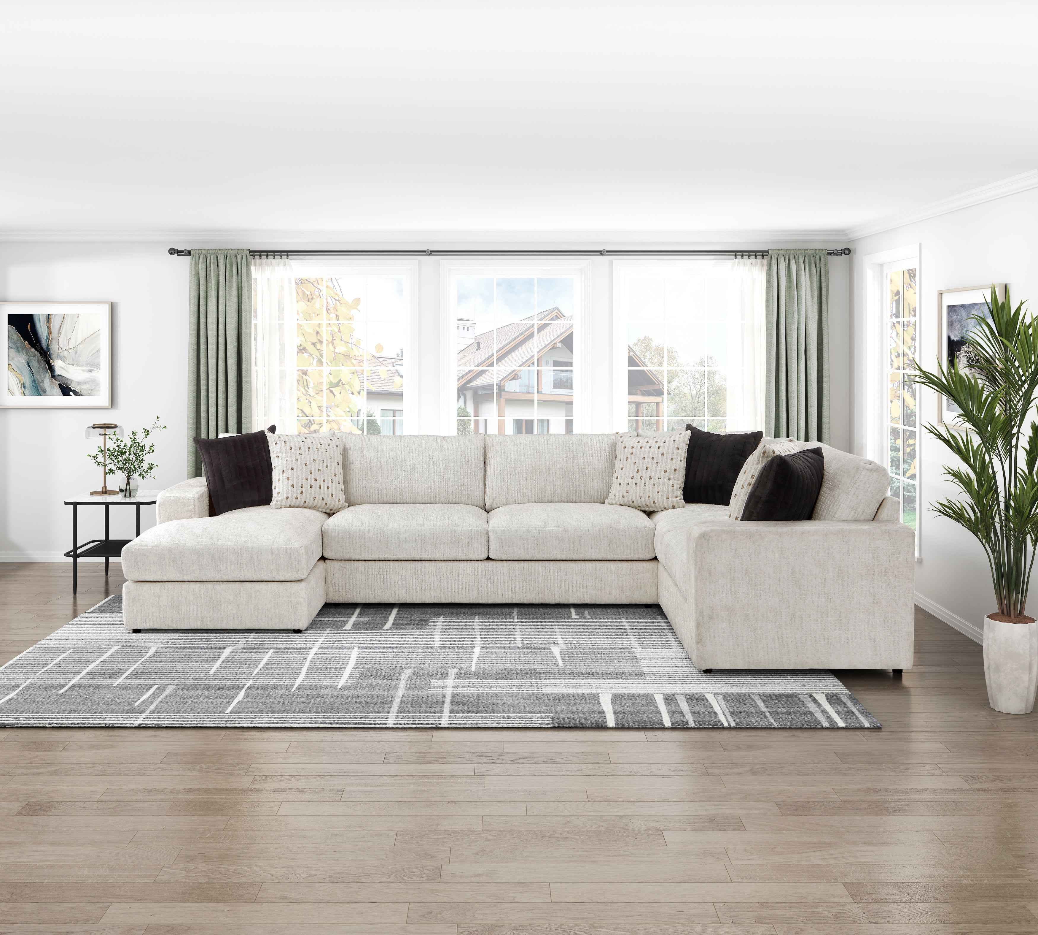 Solace Beige LAF Sectional - Image 12