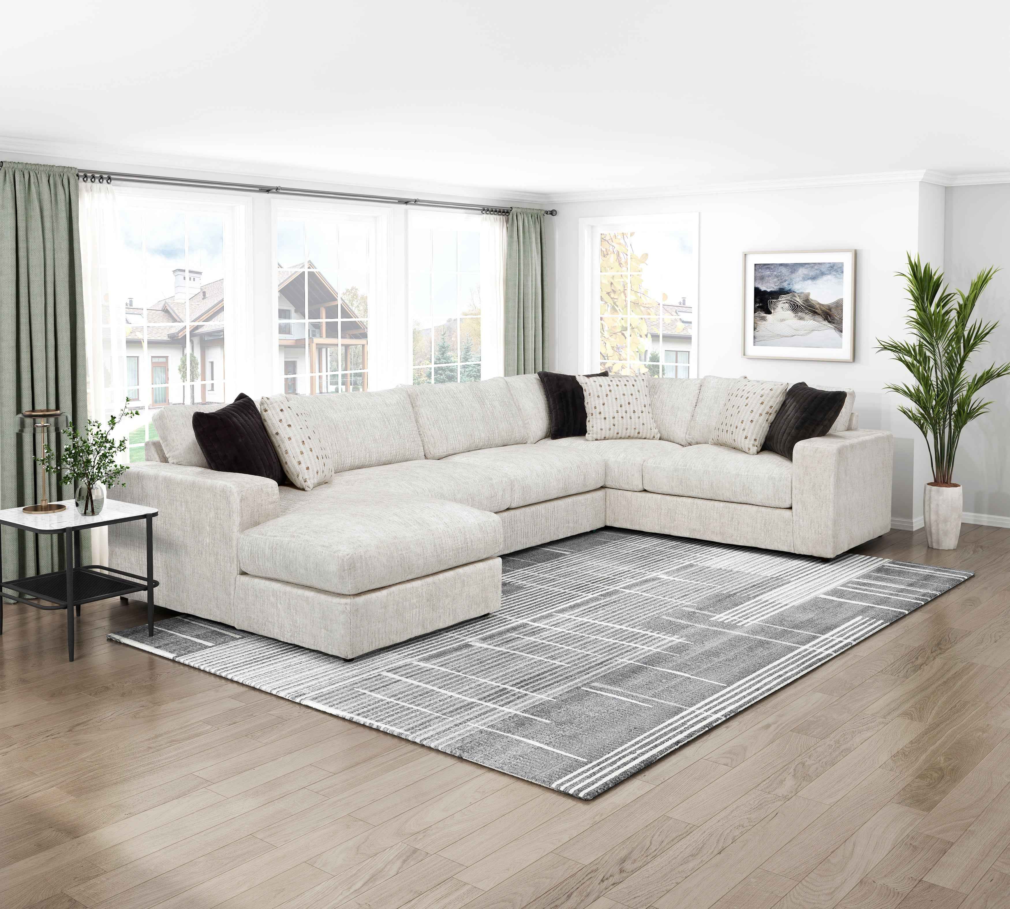 Solace Beige LAF Sectional - Image 13