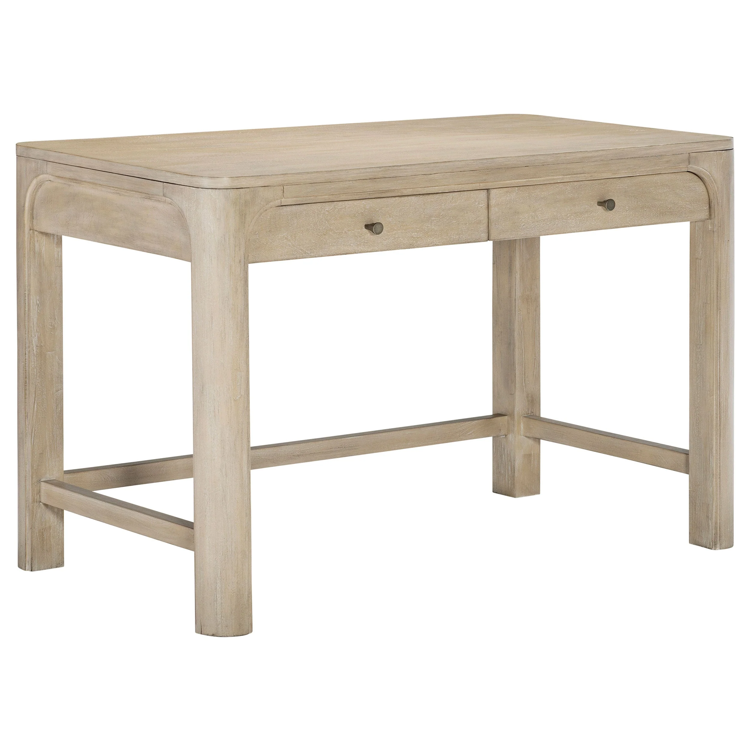Solano Weathered Mango 2-drawer Makeup Table Vanity Desk