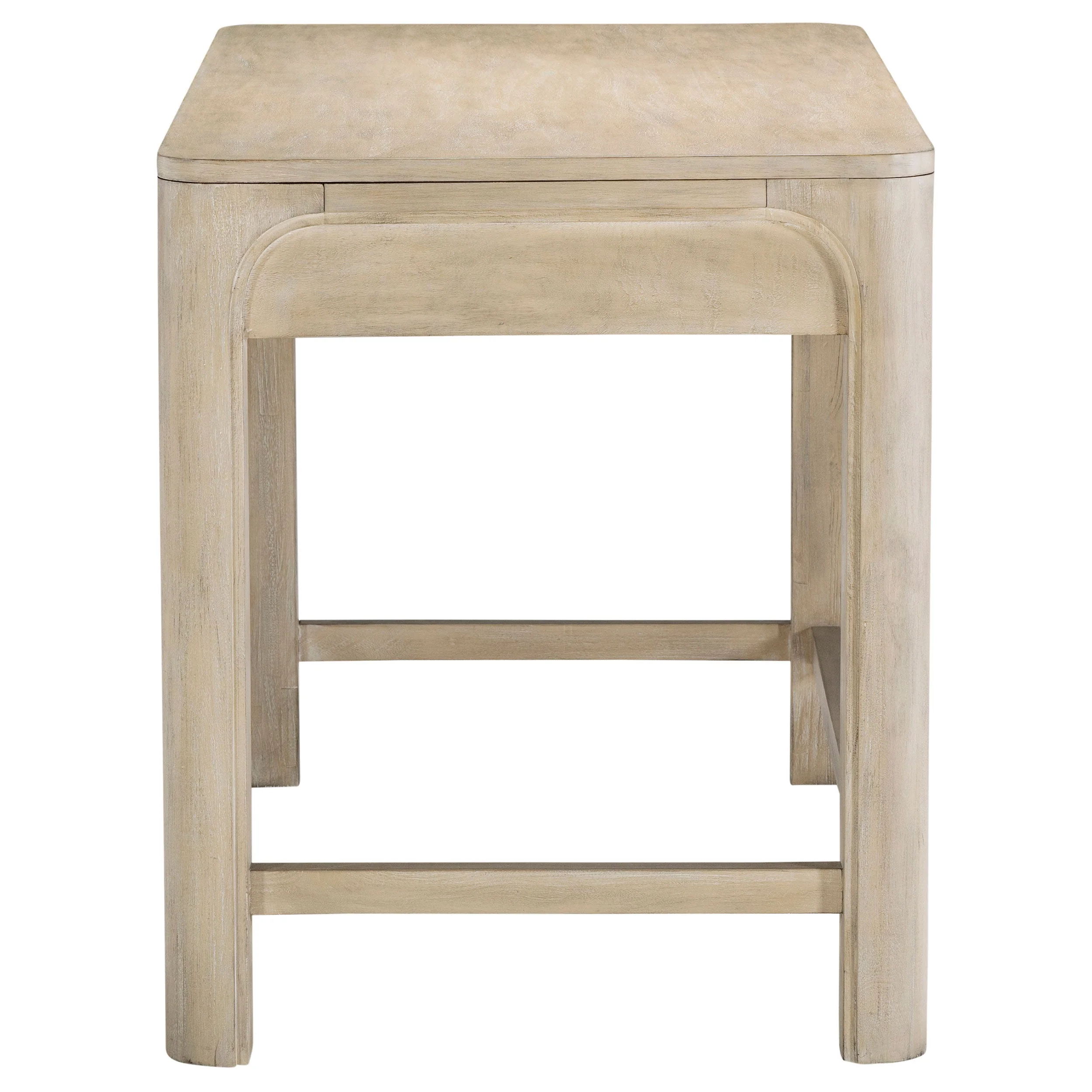 Solano Weathered Mango 2-drawer Makeup Table Vanity Desk - Image 4