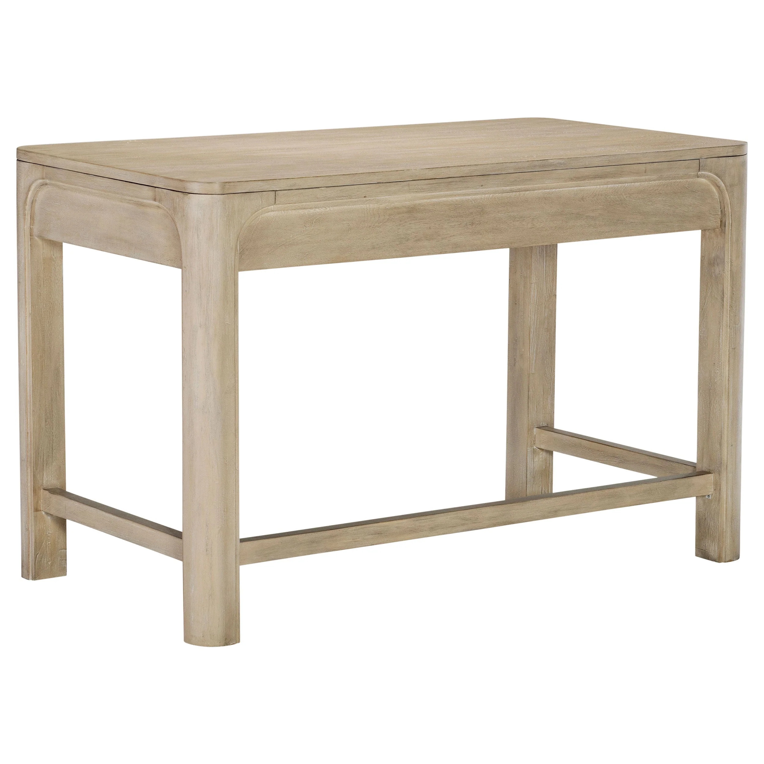 Solano Weathered Mango 2-drawer Makeup Table Vanity Desk - Image 5