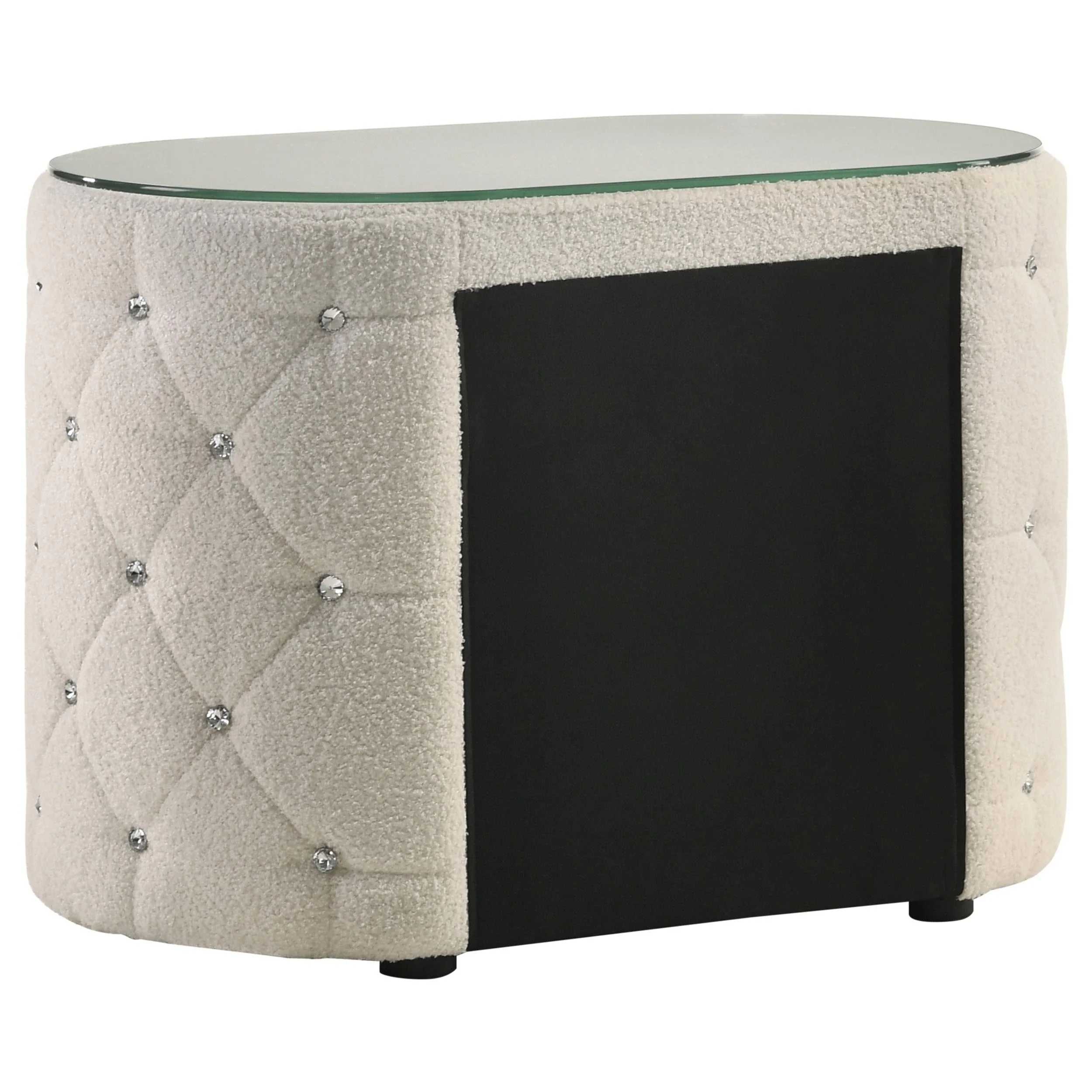 Sonya Ivory 4-Piece Upholstered Eastern King Bedroom Set - Image 8