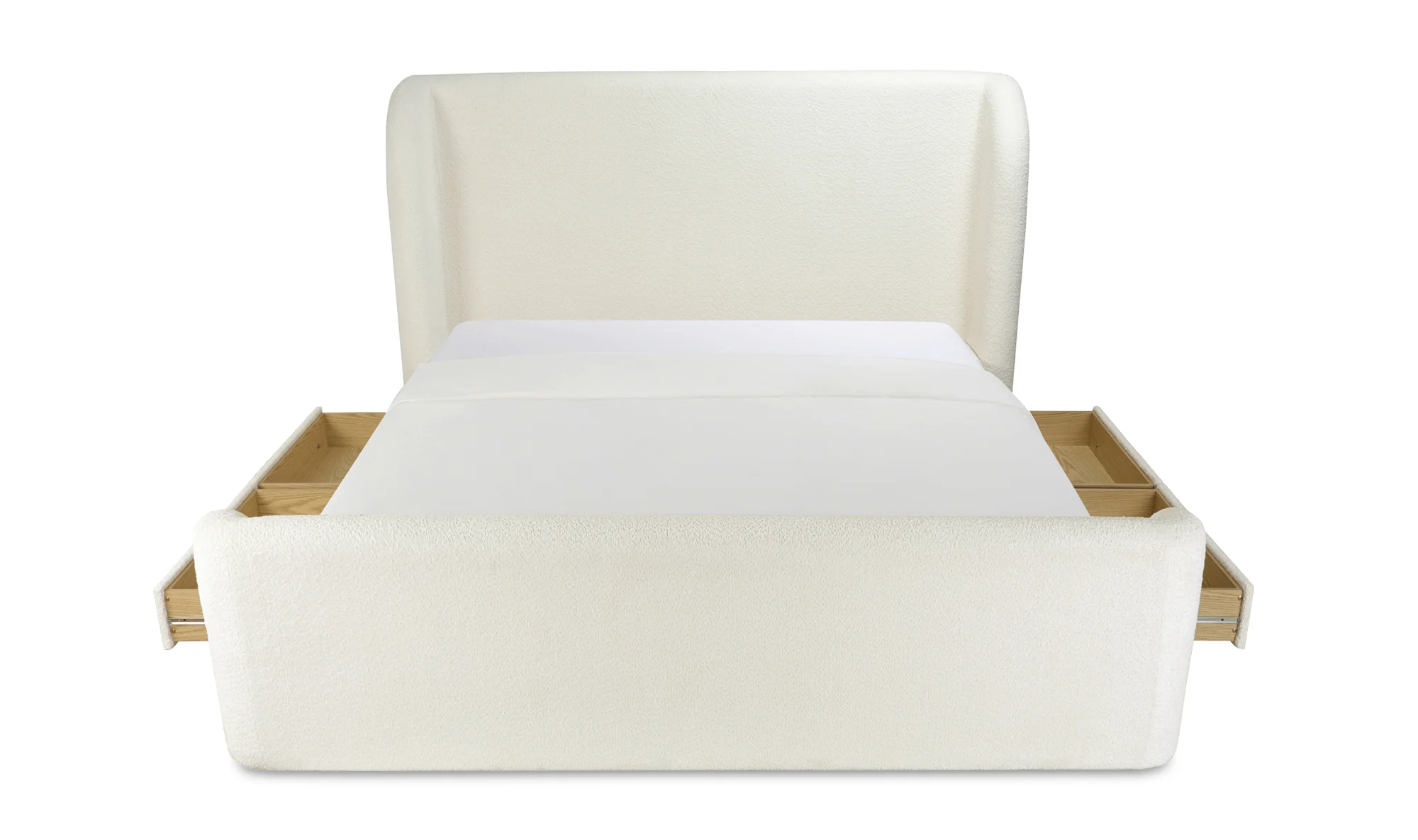 sophia king bed - white - Image 4