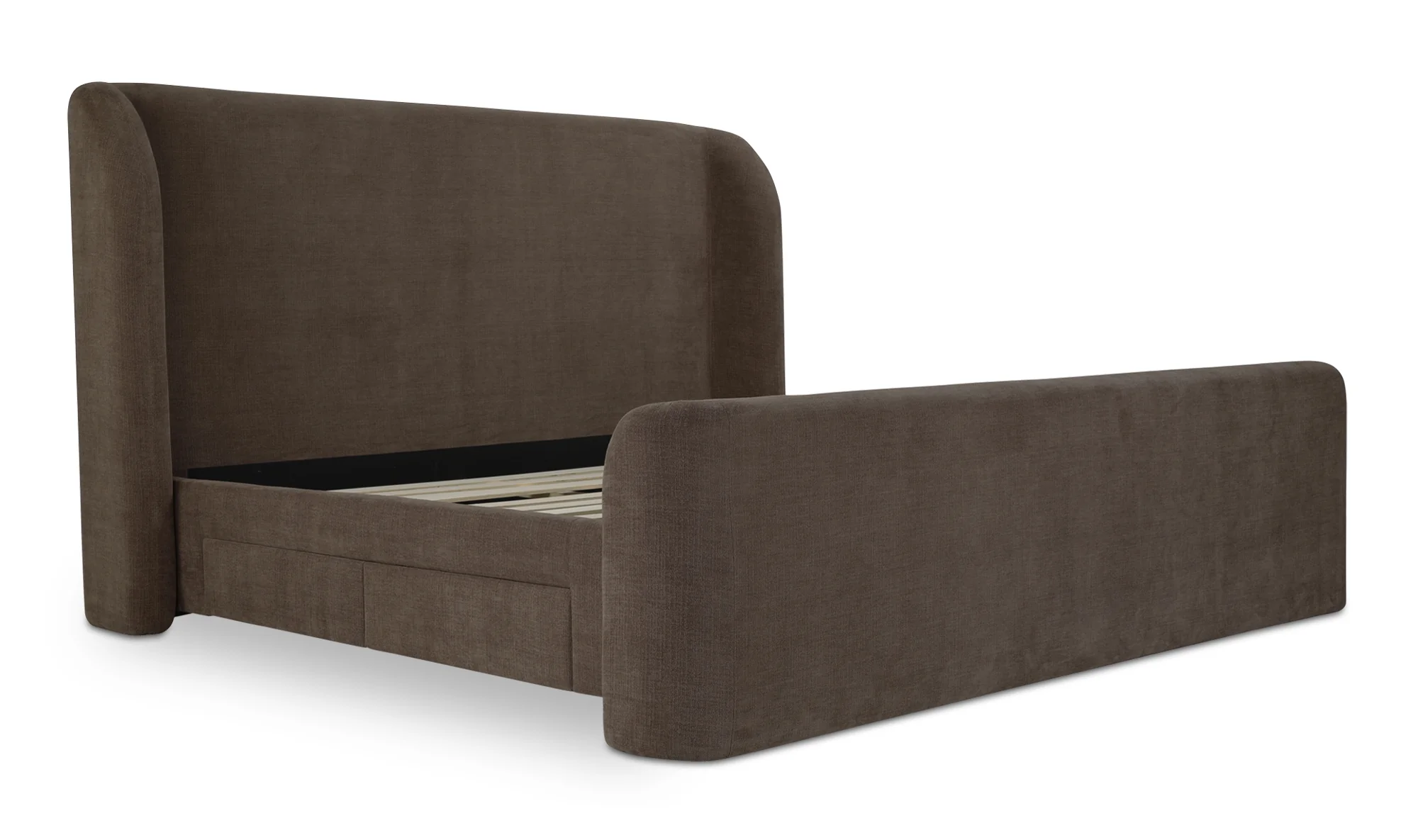 Sophia King Storage Bed Brown - Image 9
