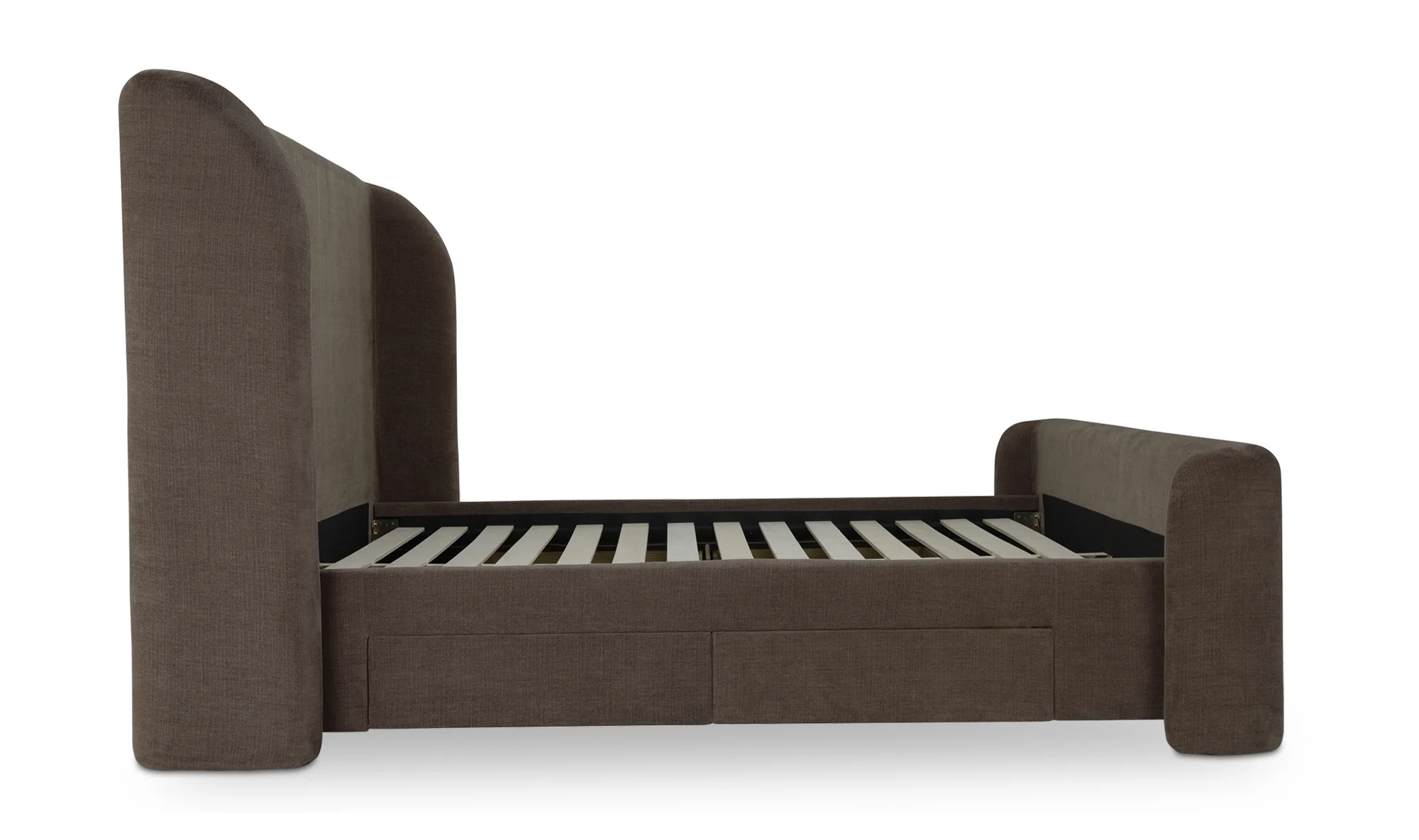 sophia queen bed - brown - Image 6