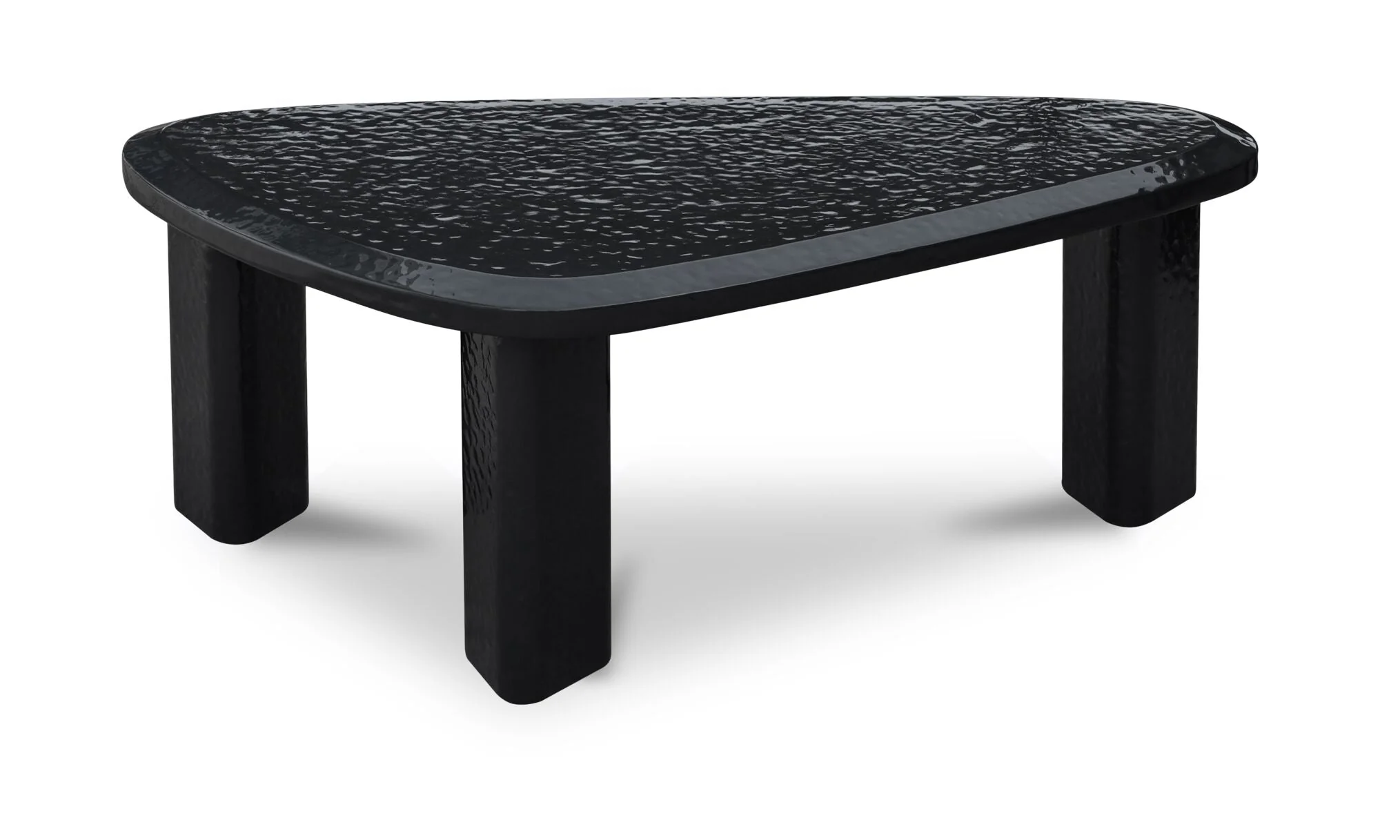 Sophie Outdoor Nesting Table Set Charcoal Lacquer - Image 3