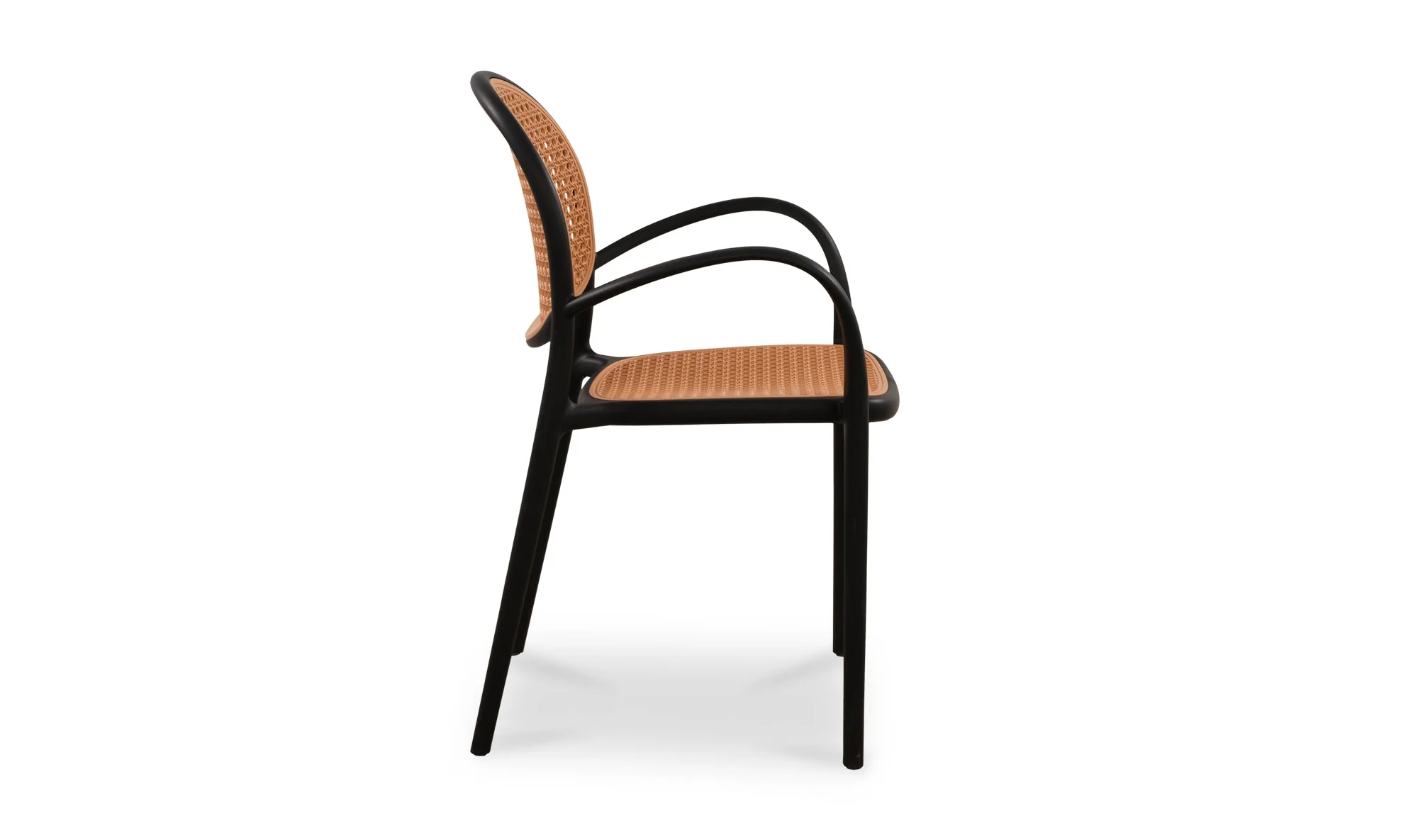 Soren Outdoor Dining Chair Black - Image 5