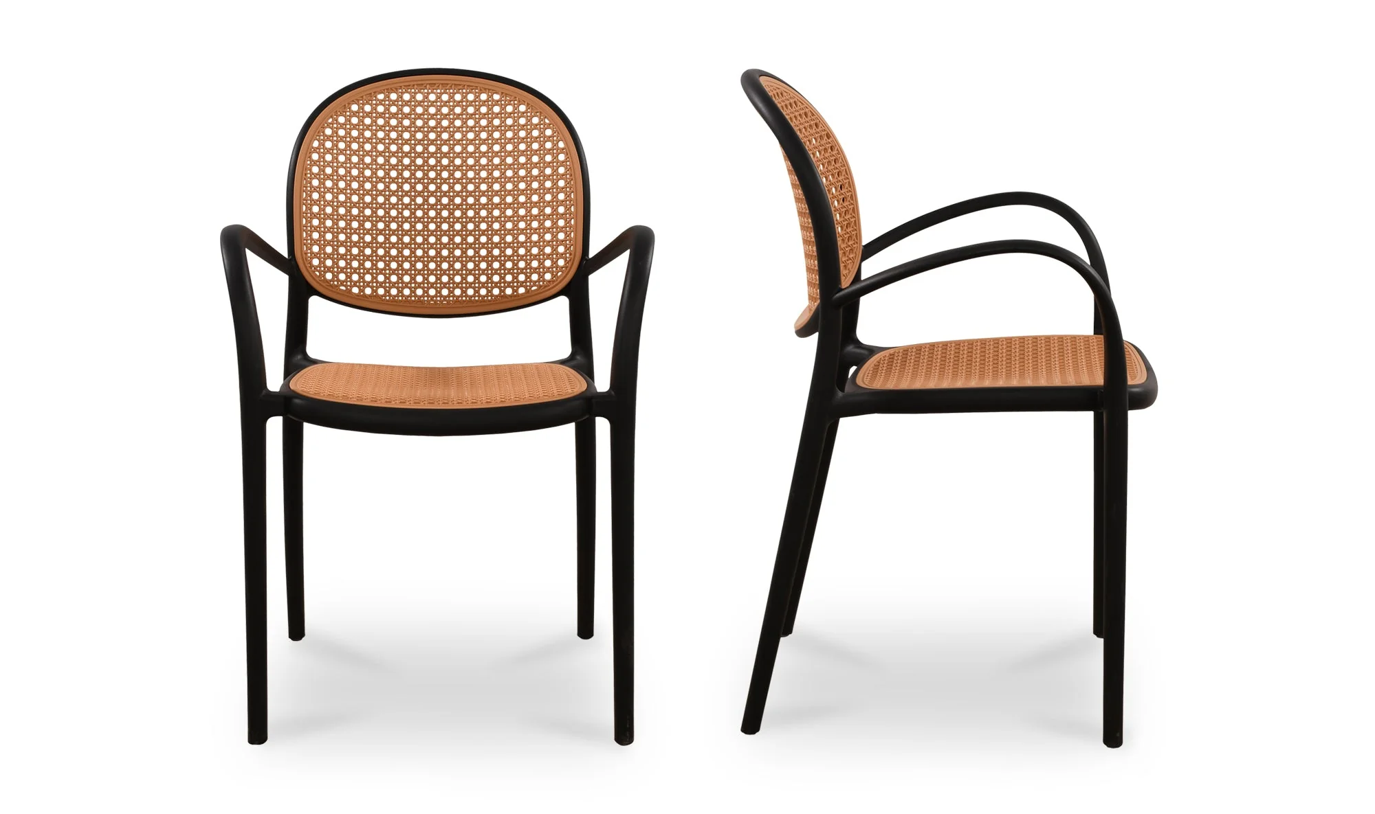 Soren Outdoor Dining Chair Black - Image 9