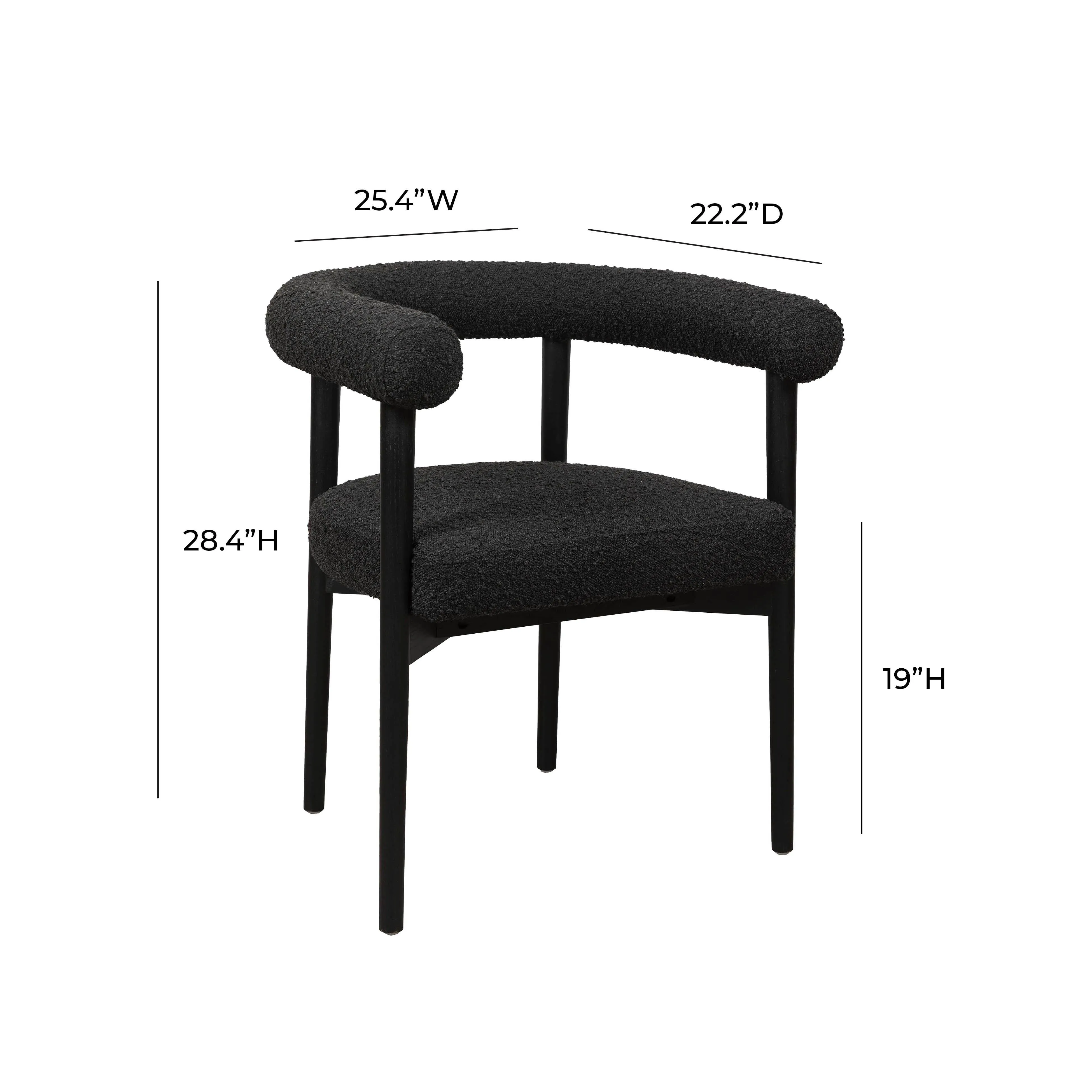 Spara Performance Boucle Dining Chair - Image 12