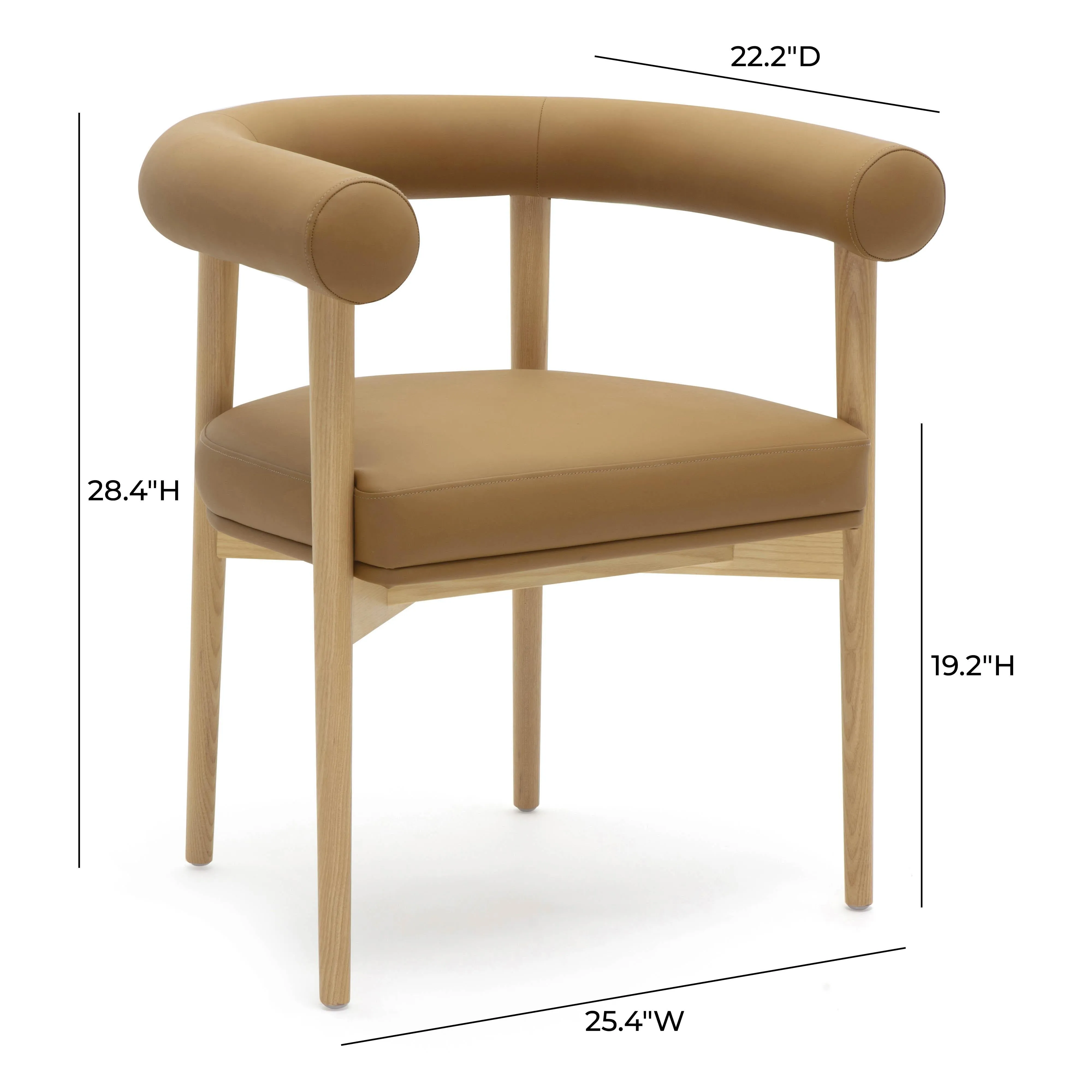 Spara Performance Vegan Leather Dining Chair - Image 20