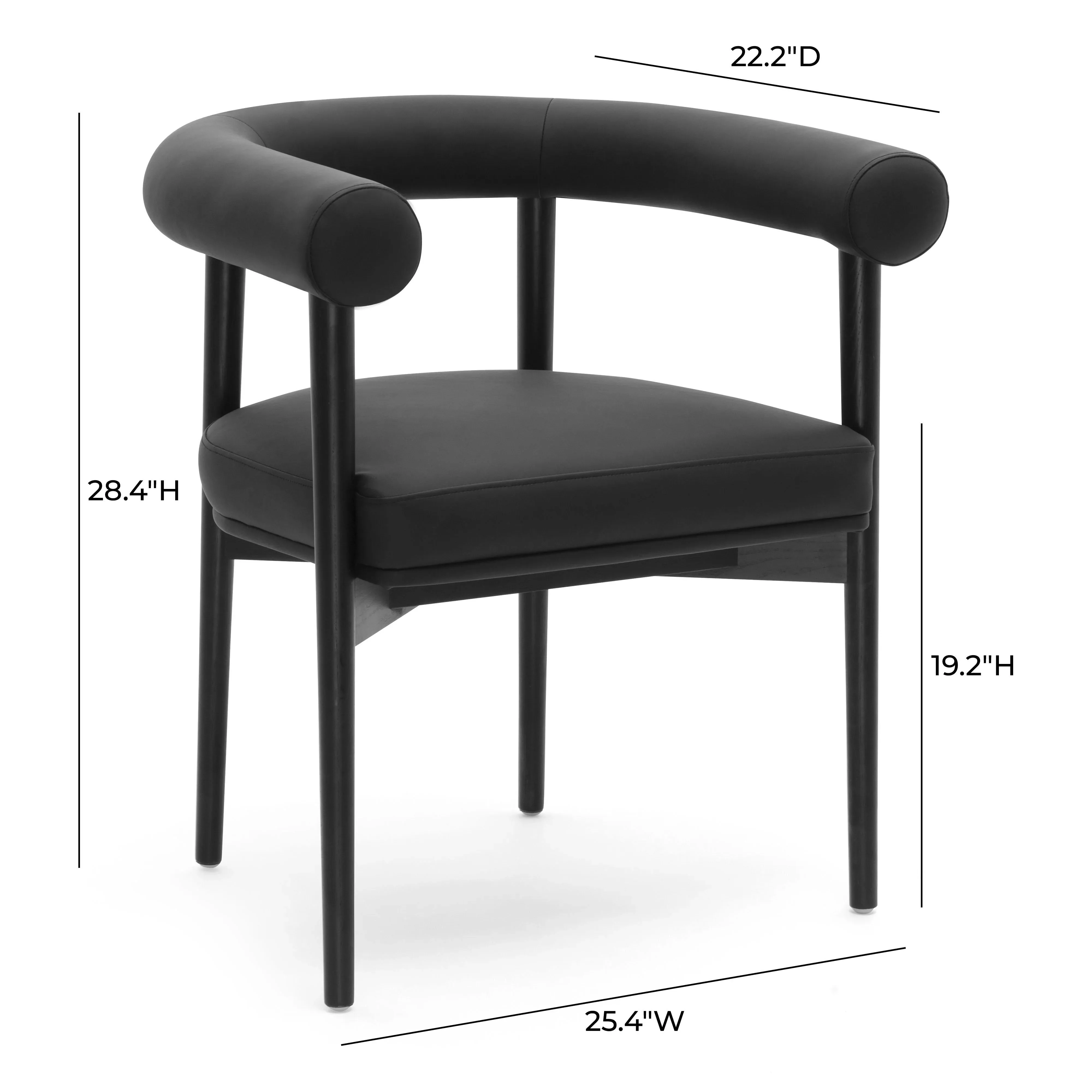 Spara Performance Vegan Leather Dining Chair - Image 6