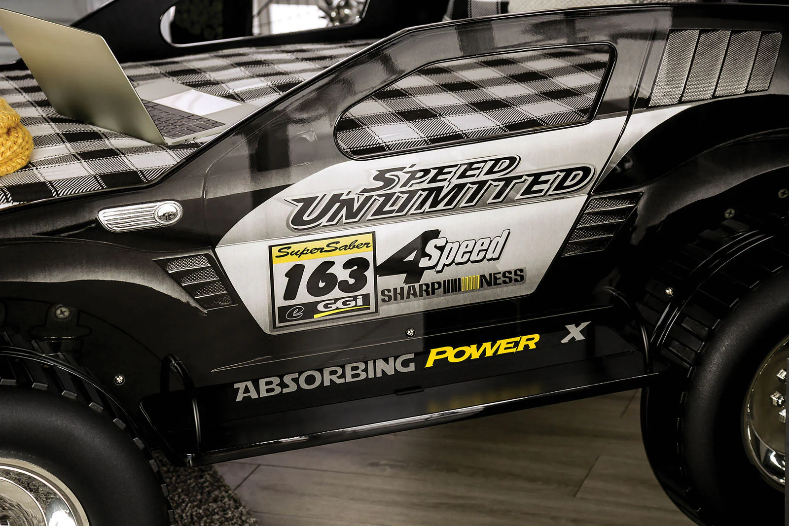 Speed Jump Black Twin Bed - Image 4