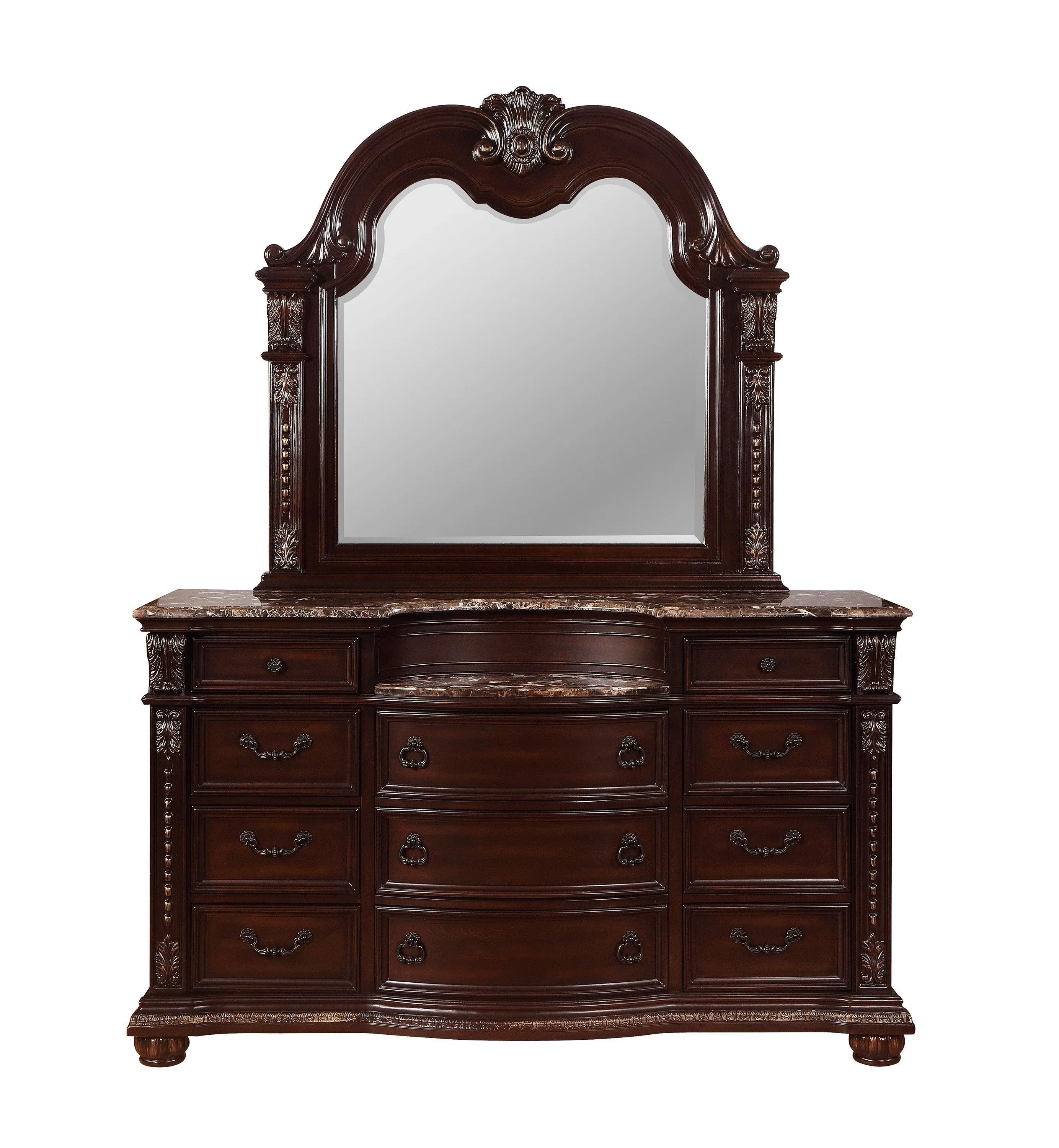 Stanley Cherry Brown Dresser - Image 3