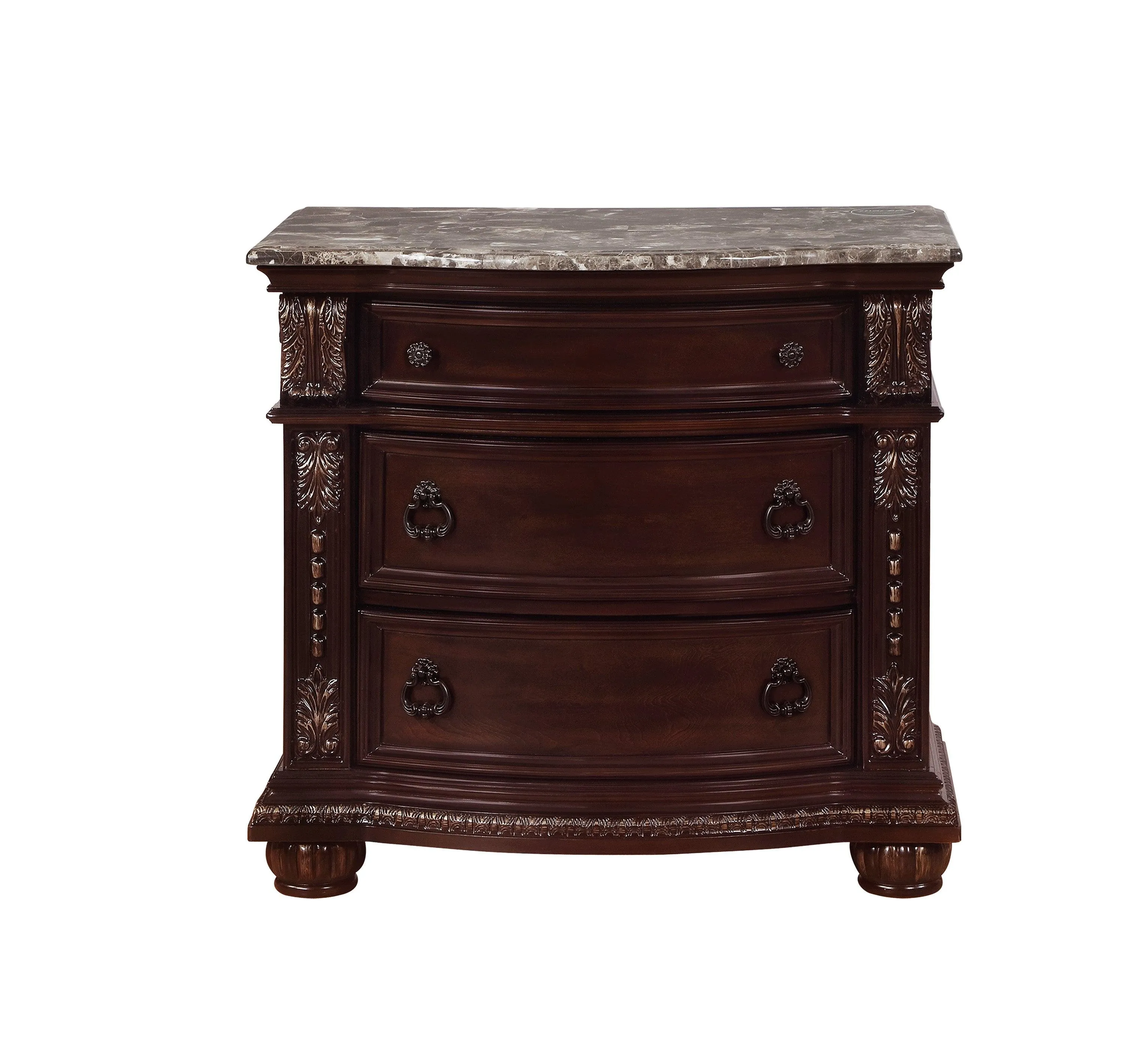 Stanley Cherry Brown Upholstered Sleigh Bedroom Set - Image 14