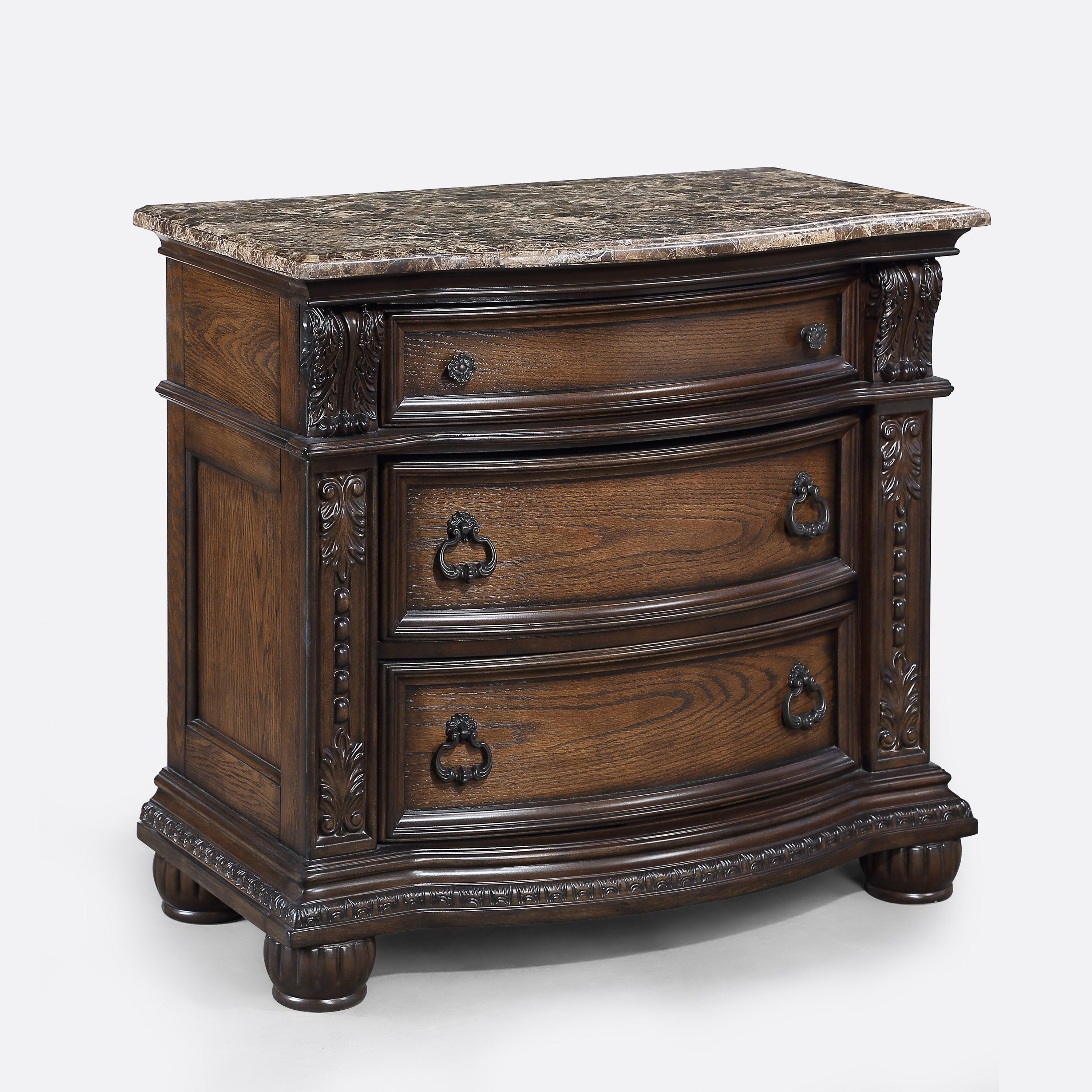 Stanley Coffee Brown Upholstered Sleigh Bedroom Set - Image 6