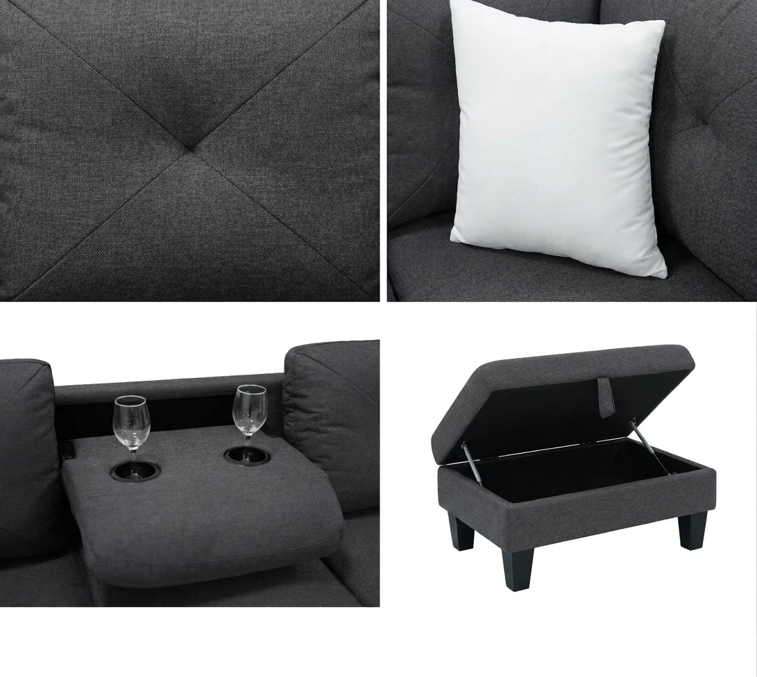Star DK Grey RAF Sectional - Image 2