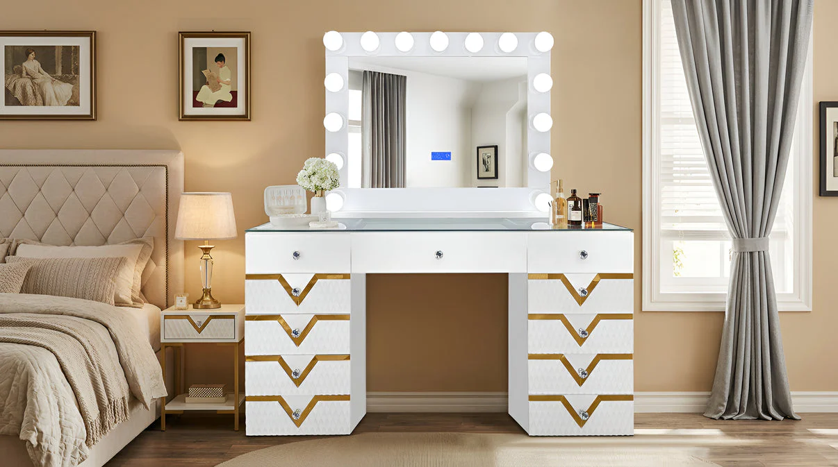Star White Vanity Set