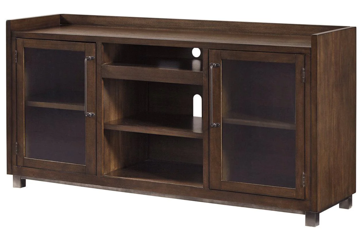 Starmore Brown/Gunmetal 3-Piece Entertainment Center - Image 2