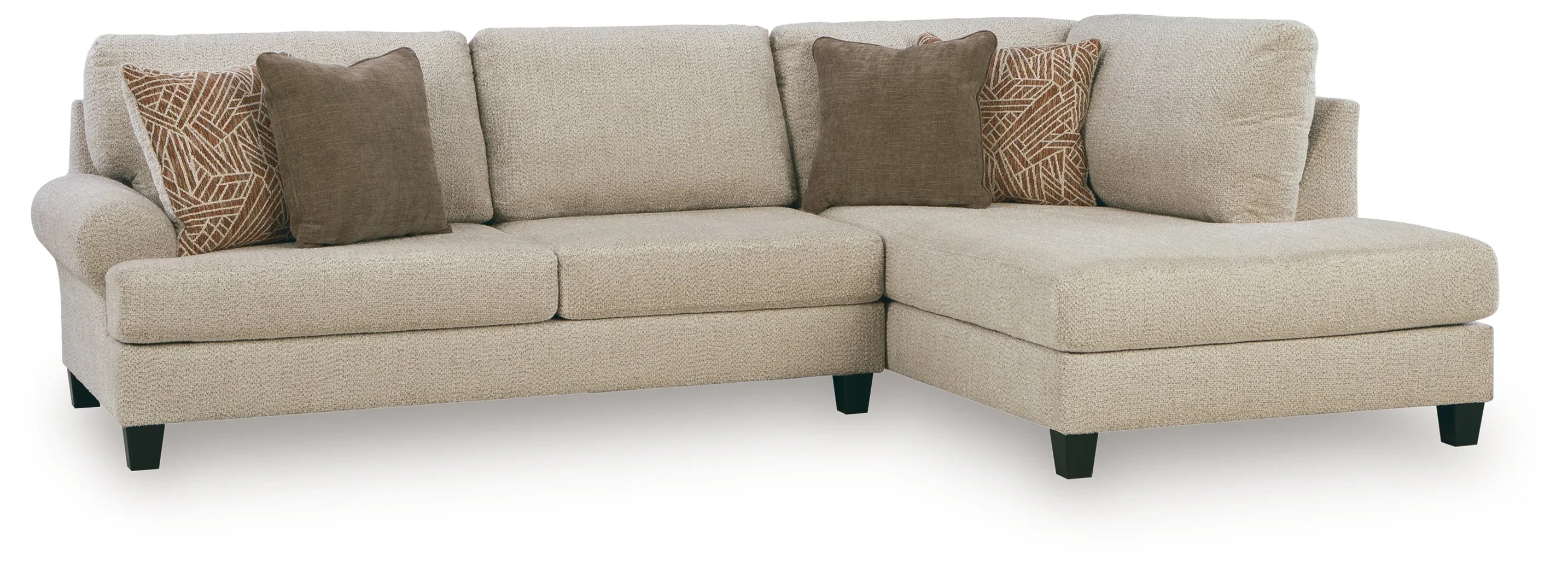 Steelwater Retreat Latte 2-Piece Sectional with RAF Chaise - Image 2