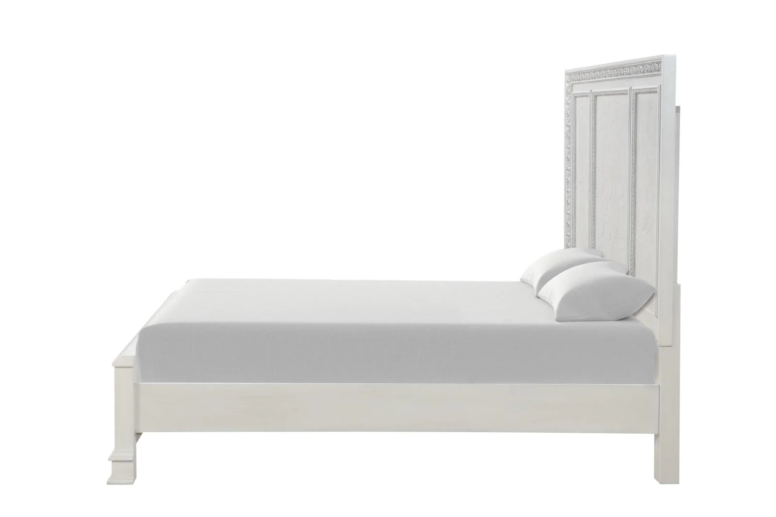 Stella Mia Creamy White Queen Bed - Image 6