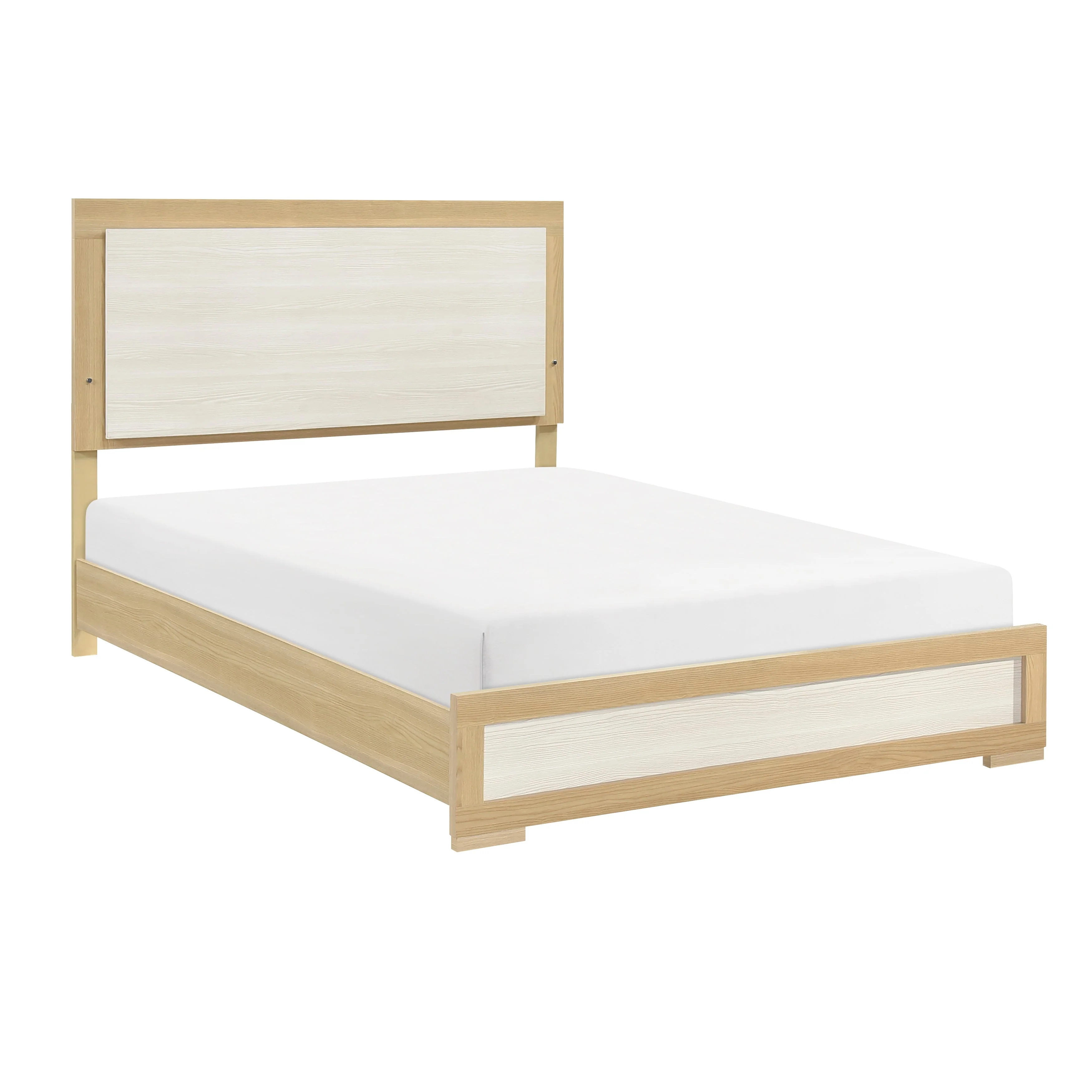 Sterling Natural/White LED California King Bed - Image 4