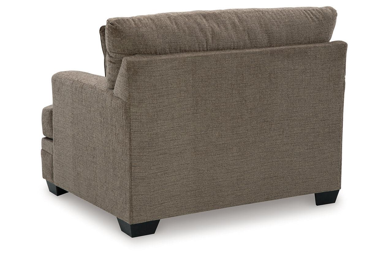 Stonemeade Nutmeg Oversized Chair and Ottoman - Image 7