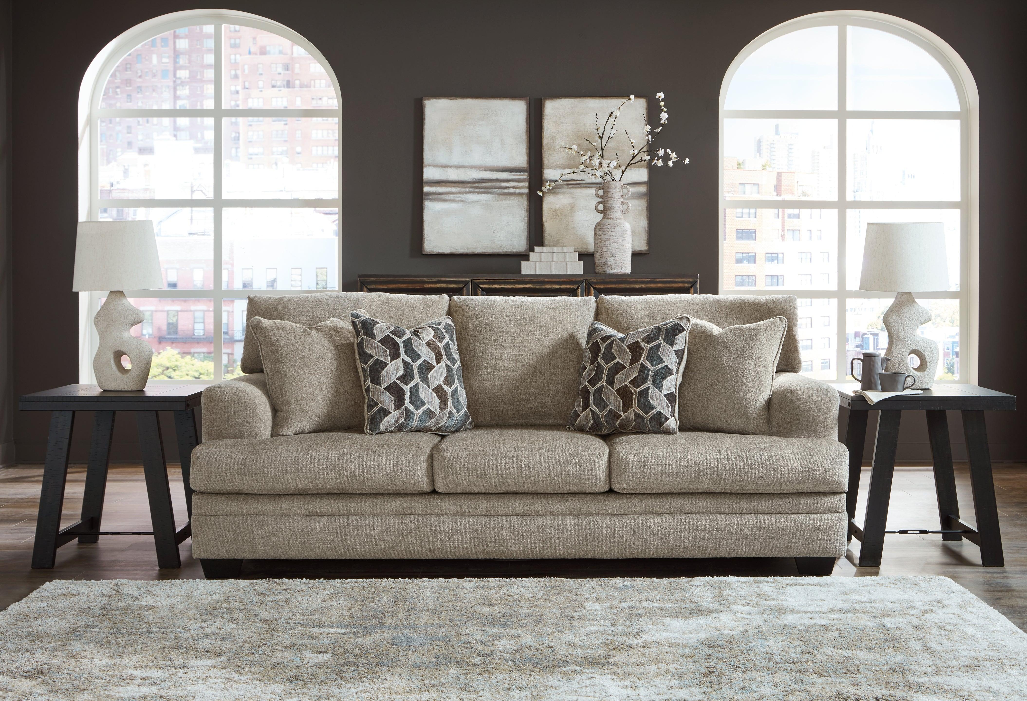 Stonemeade Taupe Queen Sofa Sleeper - Image 2