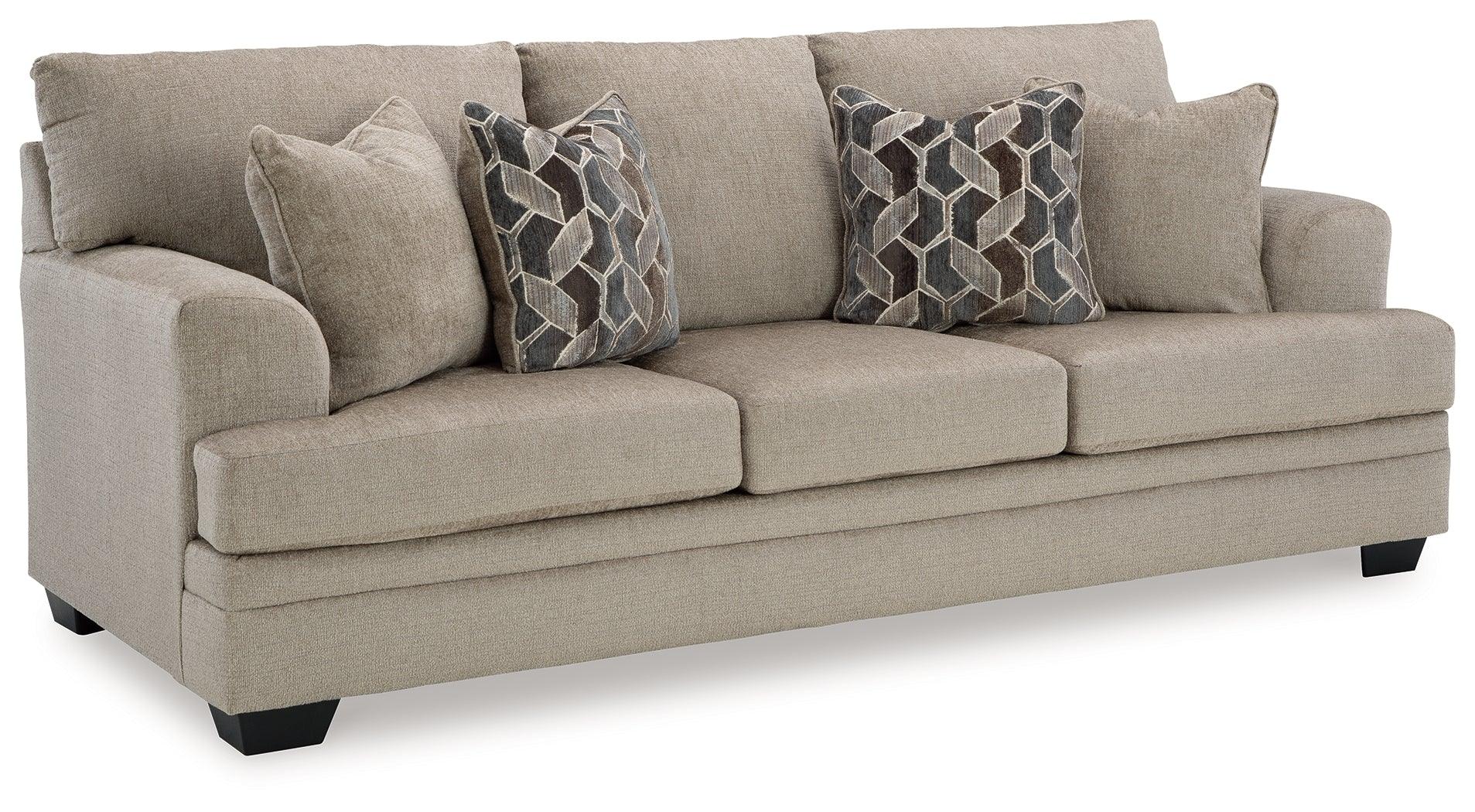 Stonemeade Taupe Queen Sofa Sleeper - Image 3
