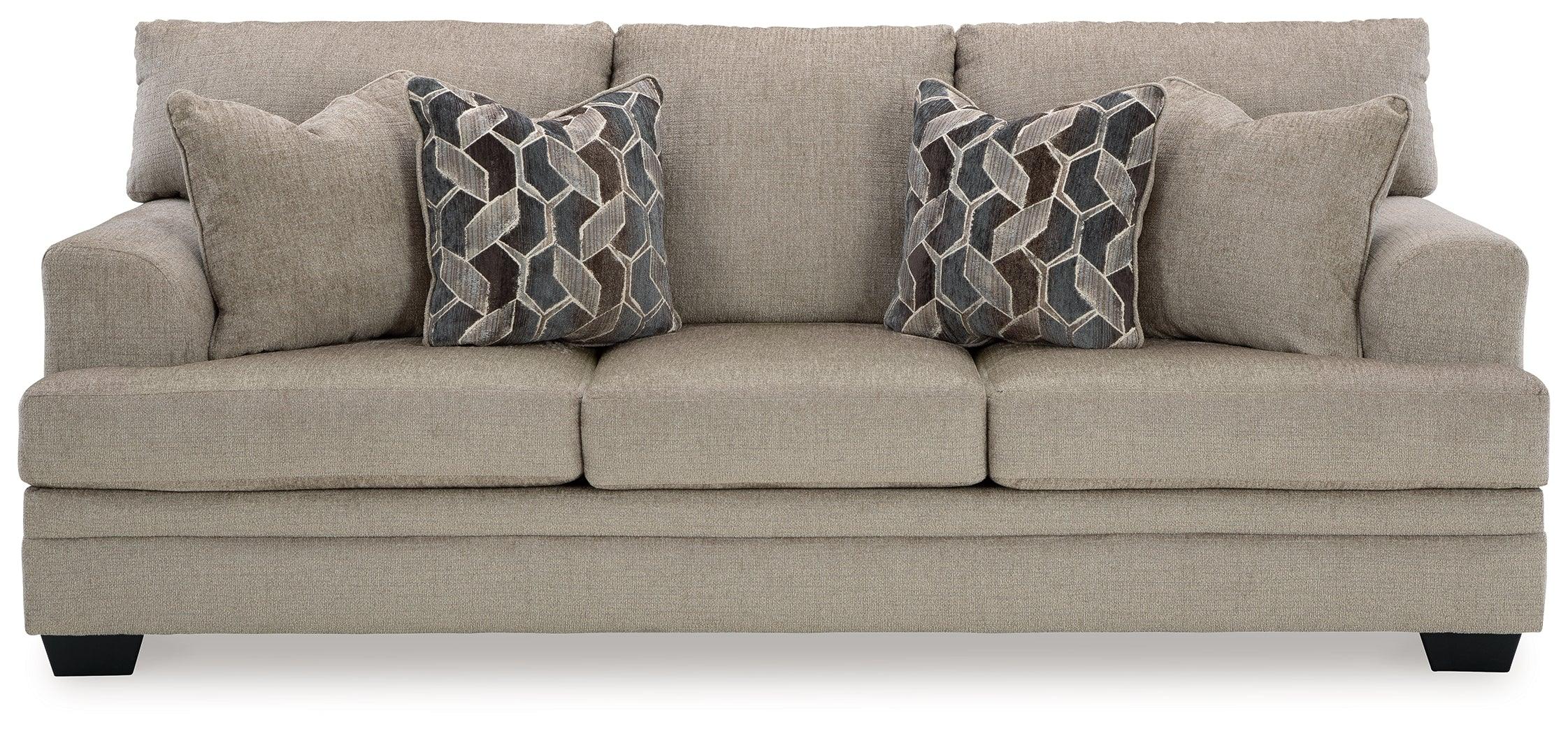 Stonemeade Taupe Queen Sofa Sleeper - Image 4