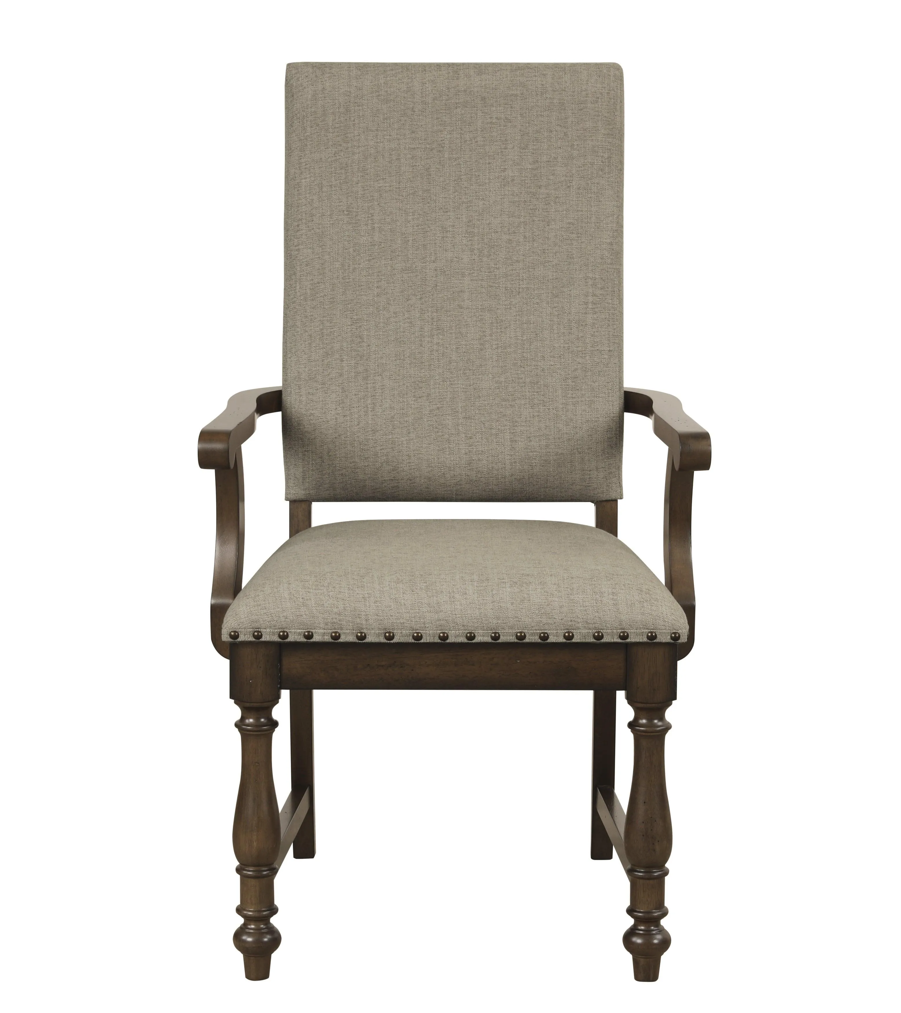 Stonington Brown Arm Chair, Set of 2 - Image 3