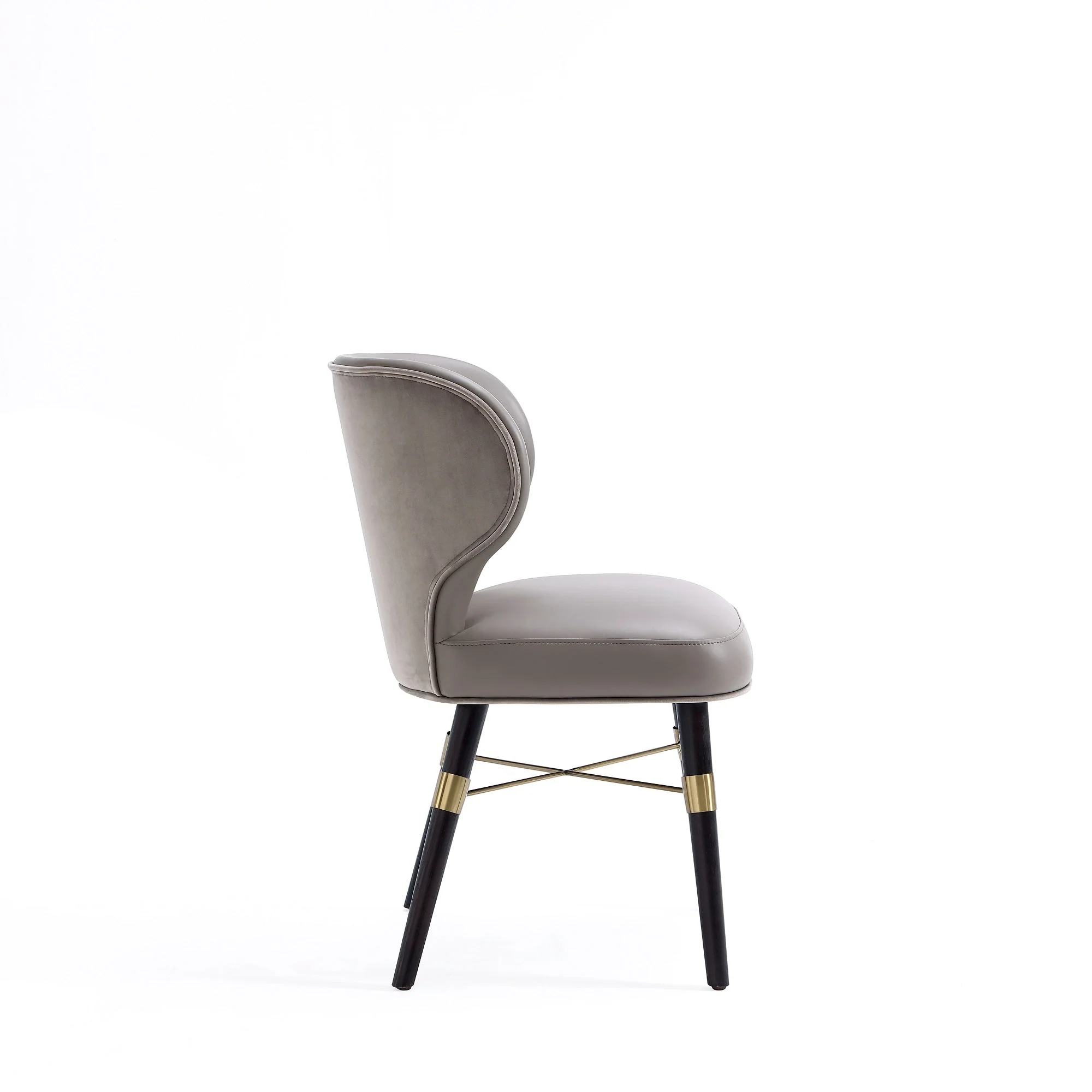 Strine Dining Chair in Dark Taupe (set of 2) - Image 7