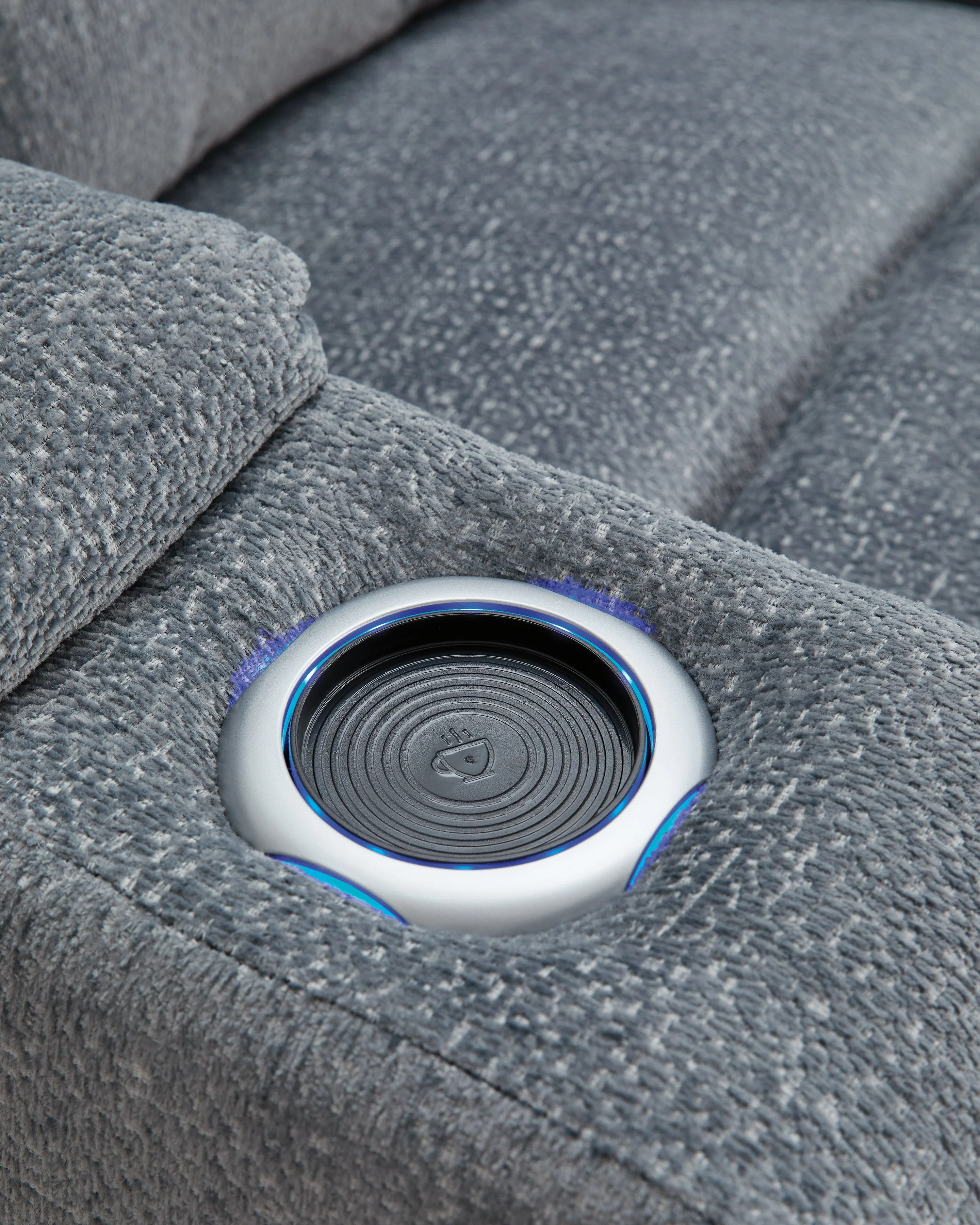 Studio Cave Steel Power Reclining Loveseat with Console - Image 11