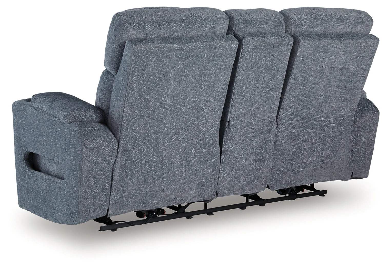 Studio Cave Steel Power Reclining Loveseat with Console - Image 6