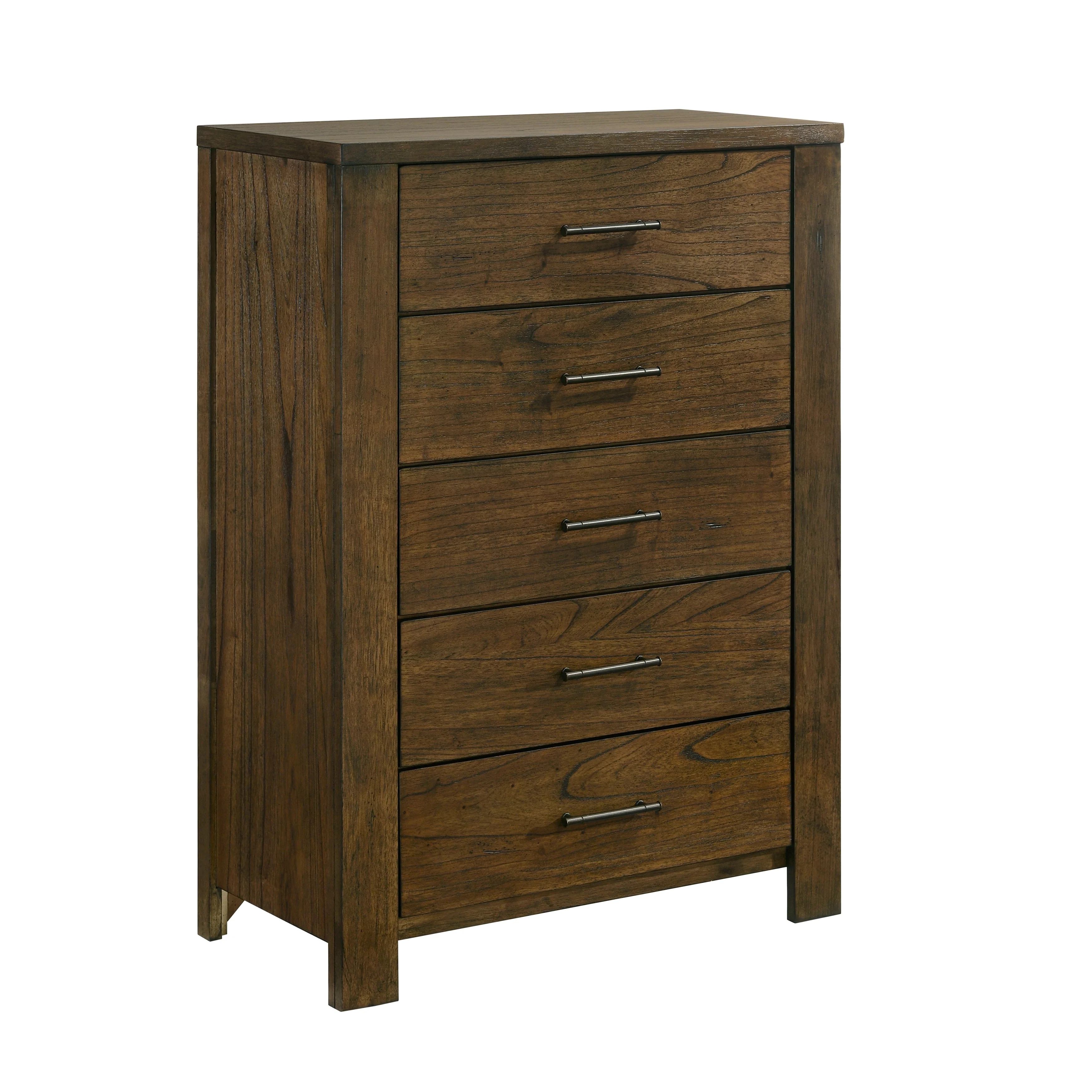 Sullivan Brown Bookcase Storage Platform Bedroom Set - Image 14