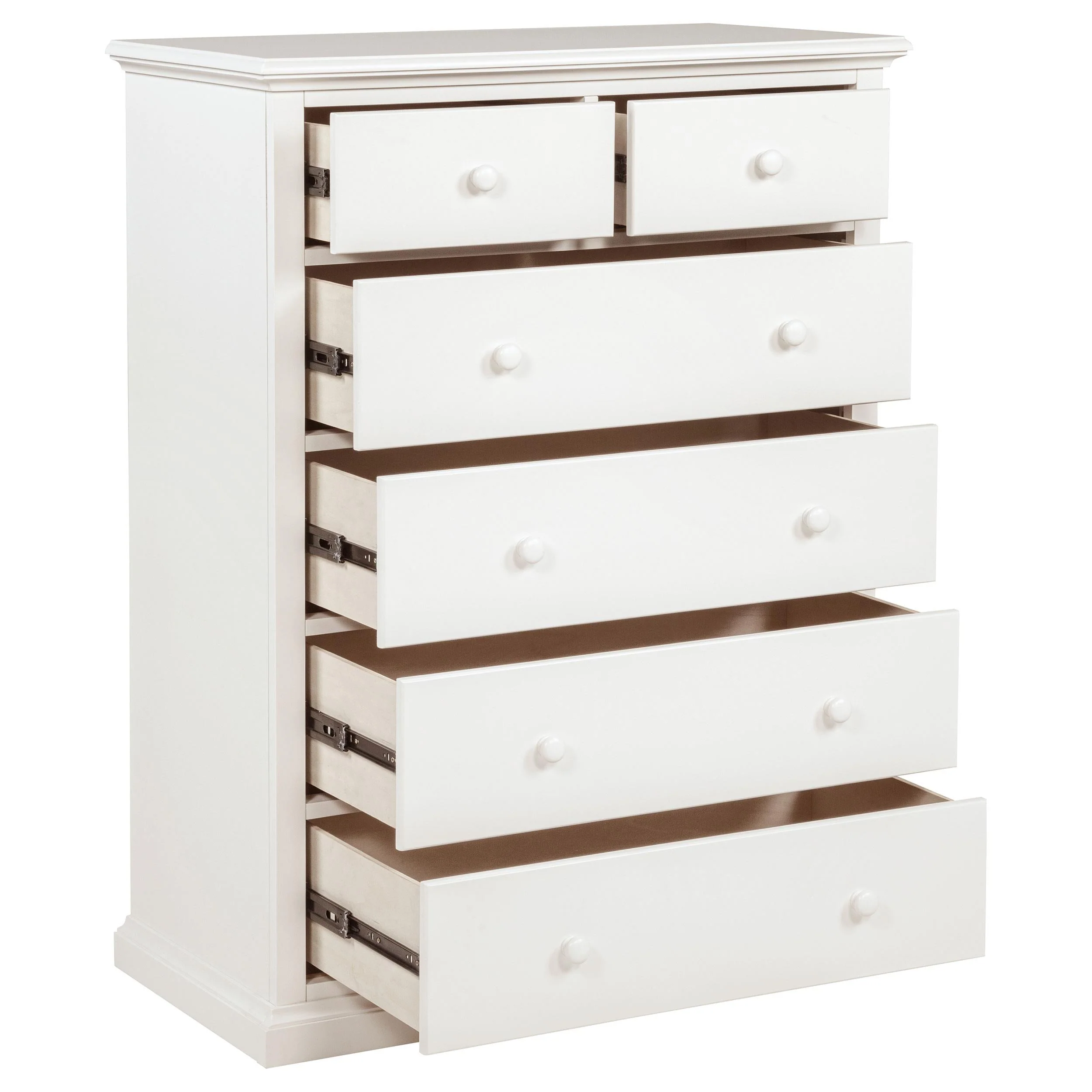 Sumerlin 6-drawer Bedroom Chest of Drawers White - Image 9