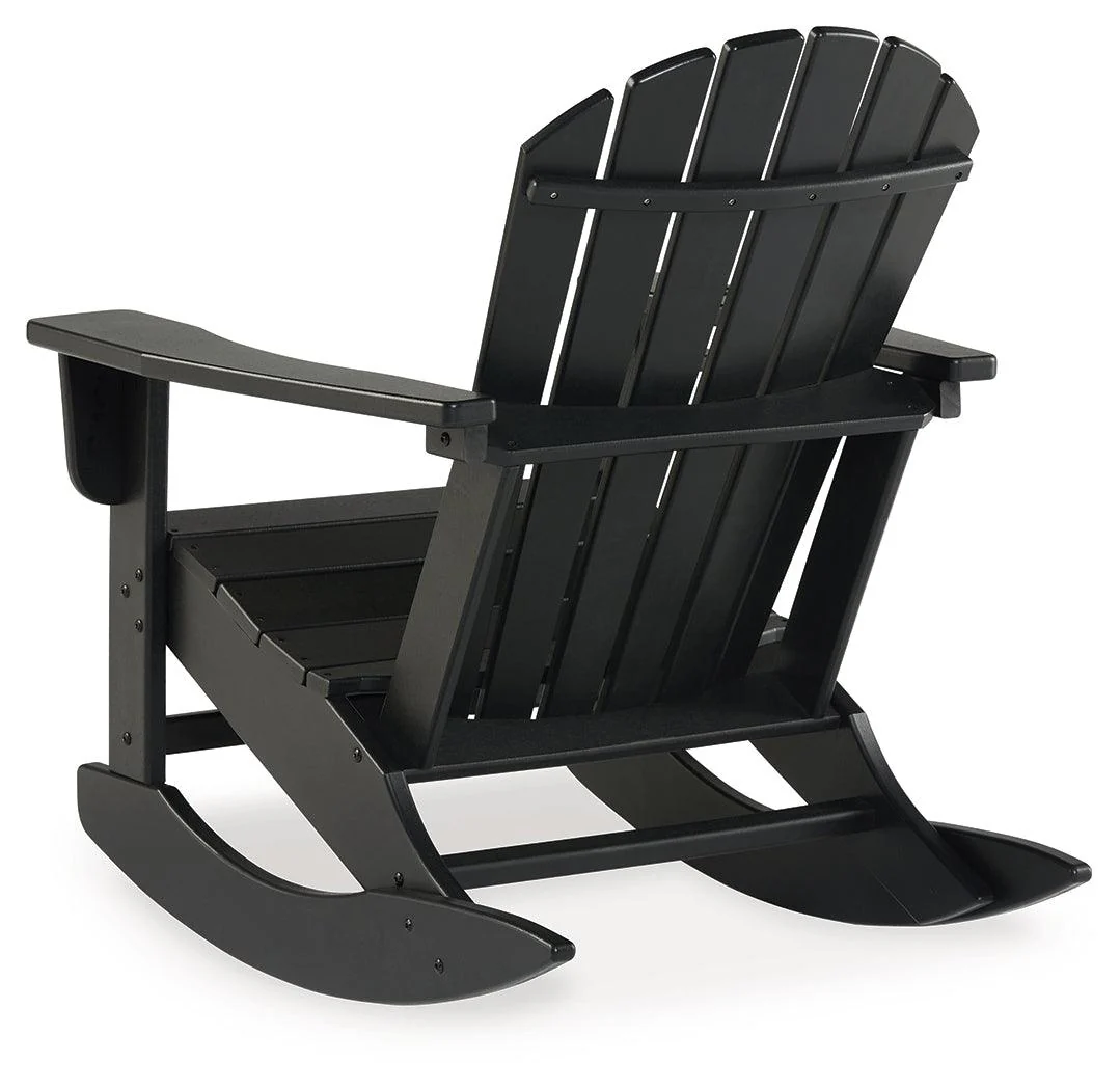 Sundown Treasure Black Outdoor Rocking Chair - Image 5