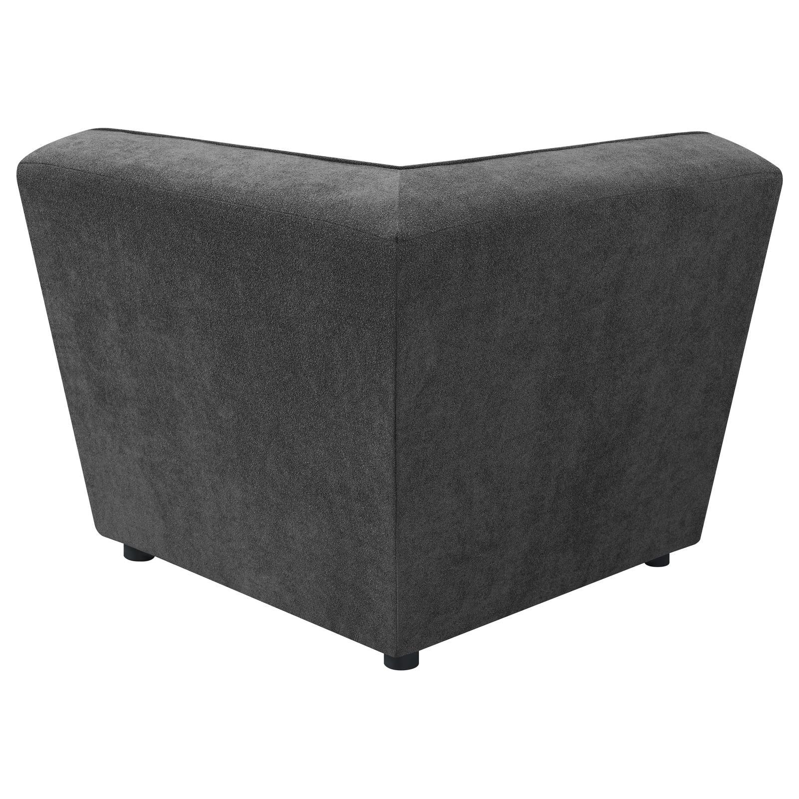 Sunny Charcoal Upholstered 6-piece Modular Sectional - Image 11