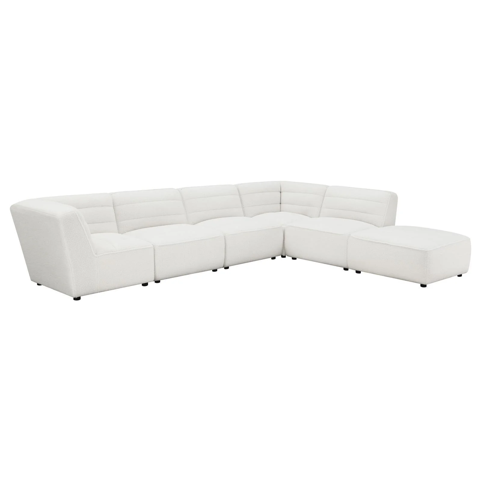 Sunny Natural Upholstered Armless Chair - Image 10