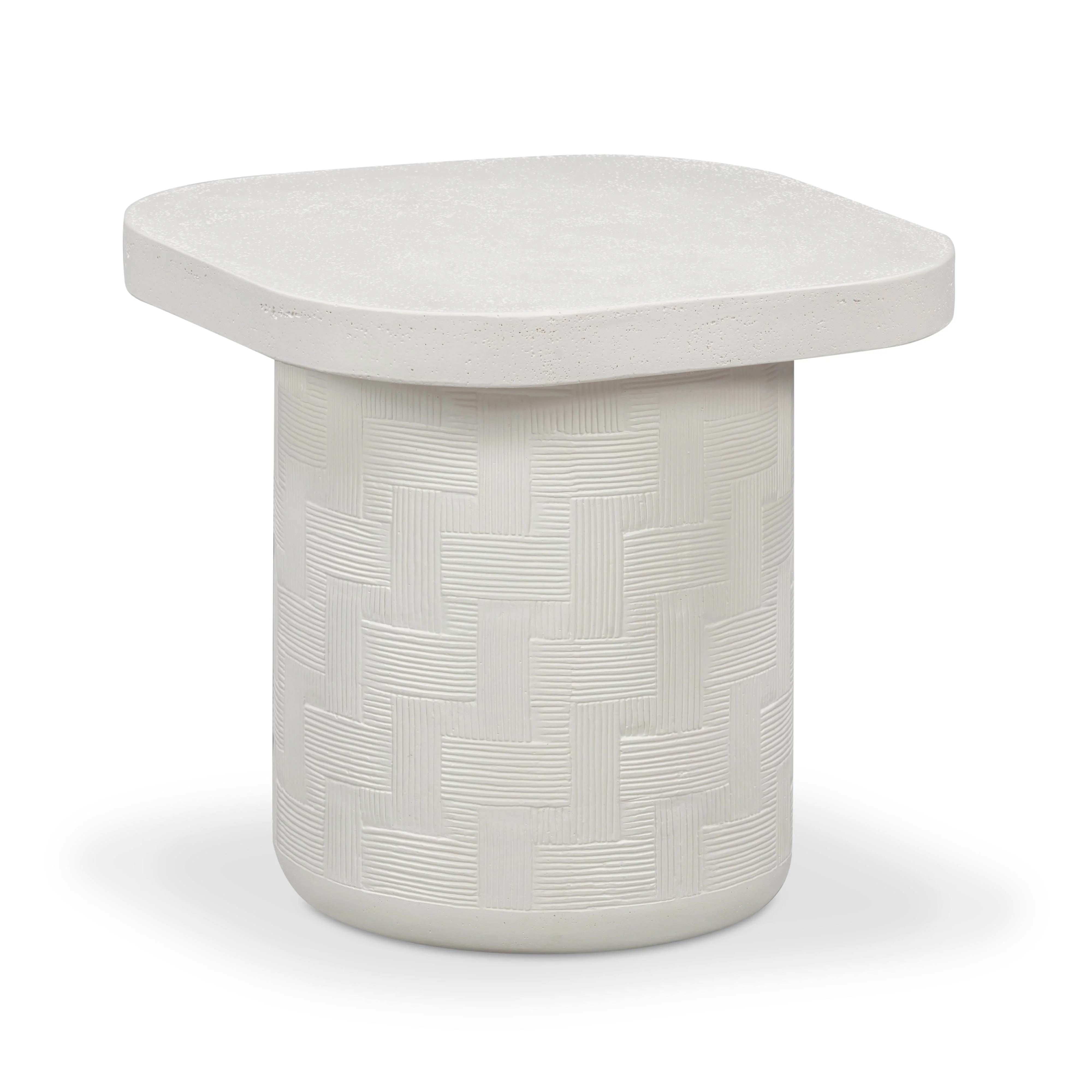 Suraya Indoor/Outdoor Concrete Side Table - Image 2