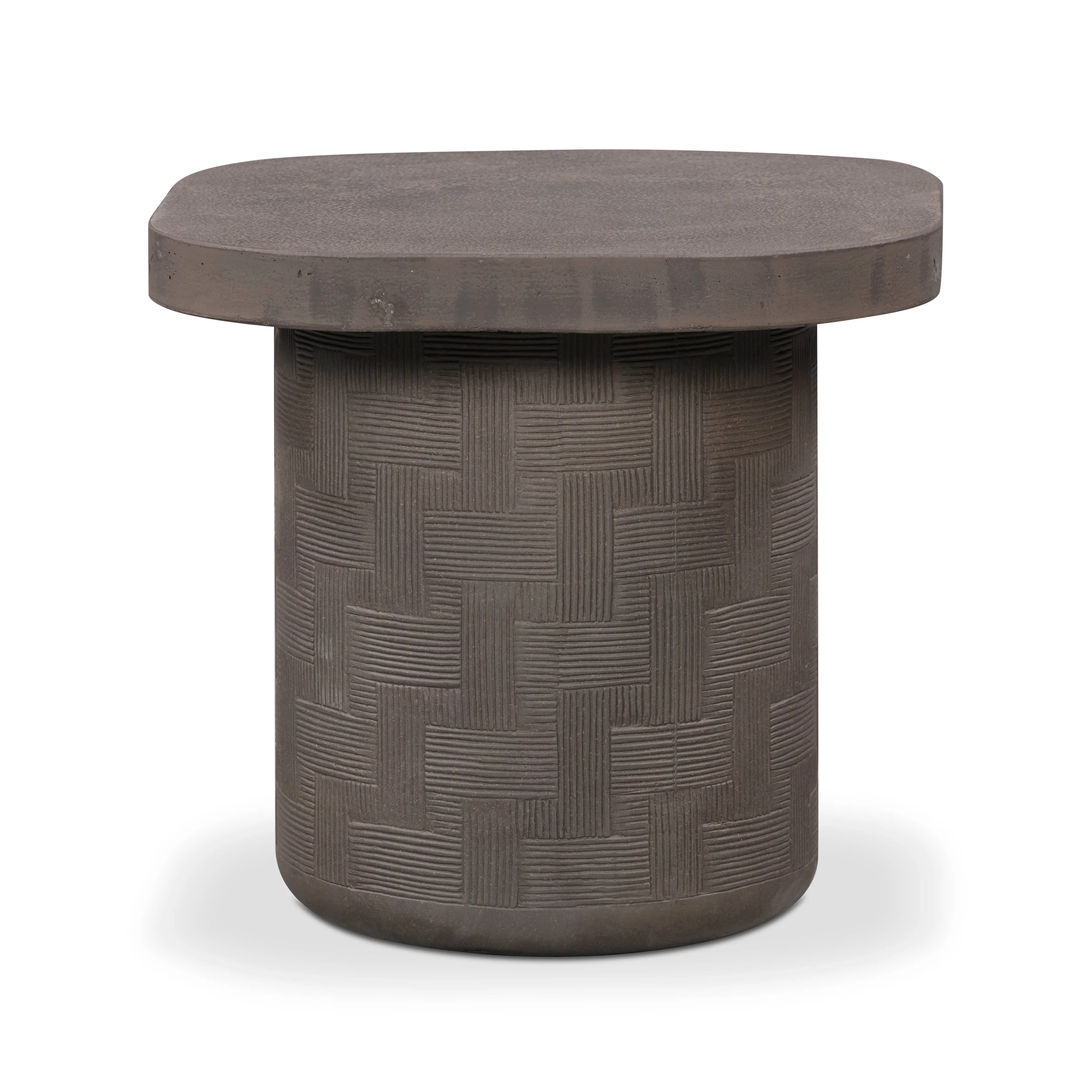 Suraya Indoor/Outdoor Concrete Side Table - Image 7