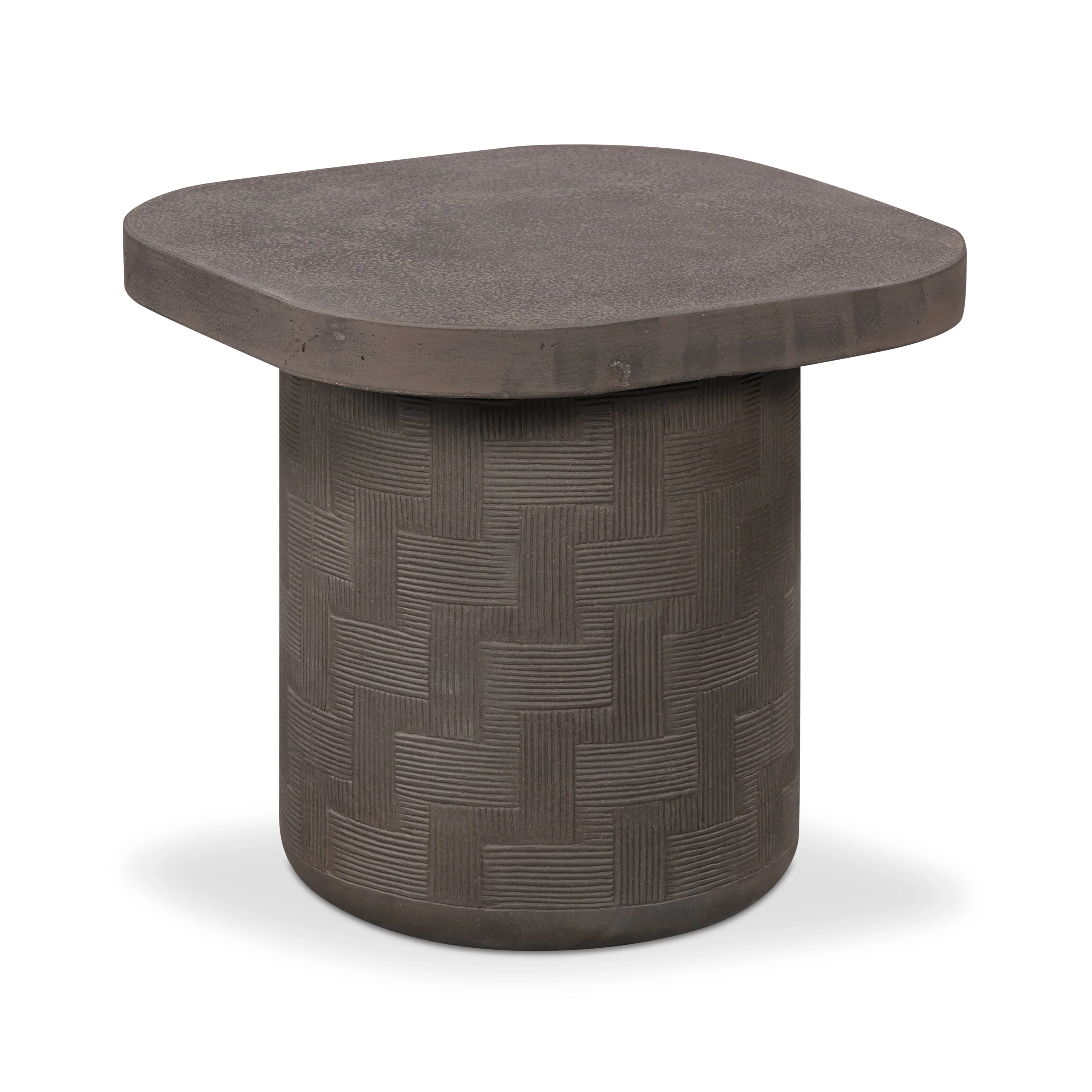 Suraya Indoor/Outdoor Concrete Side Table - Image 8