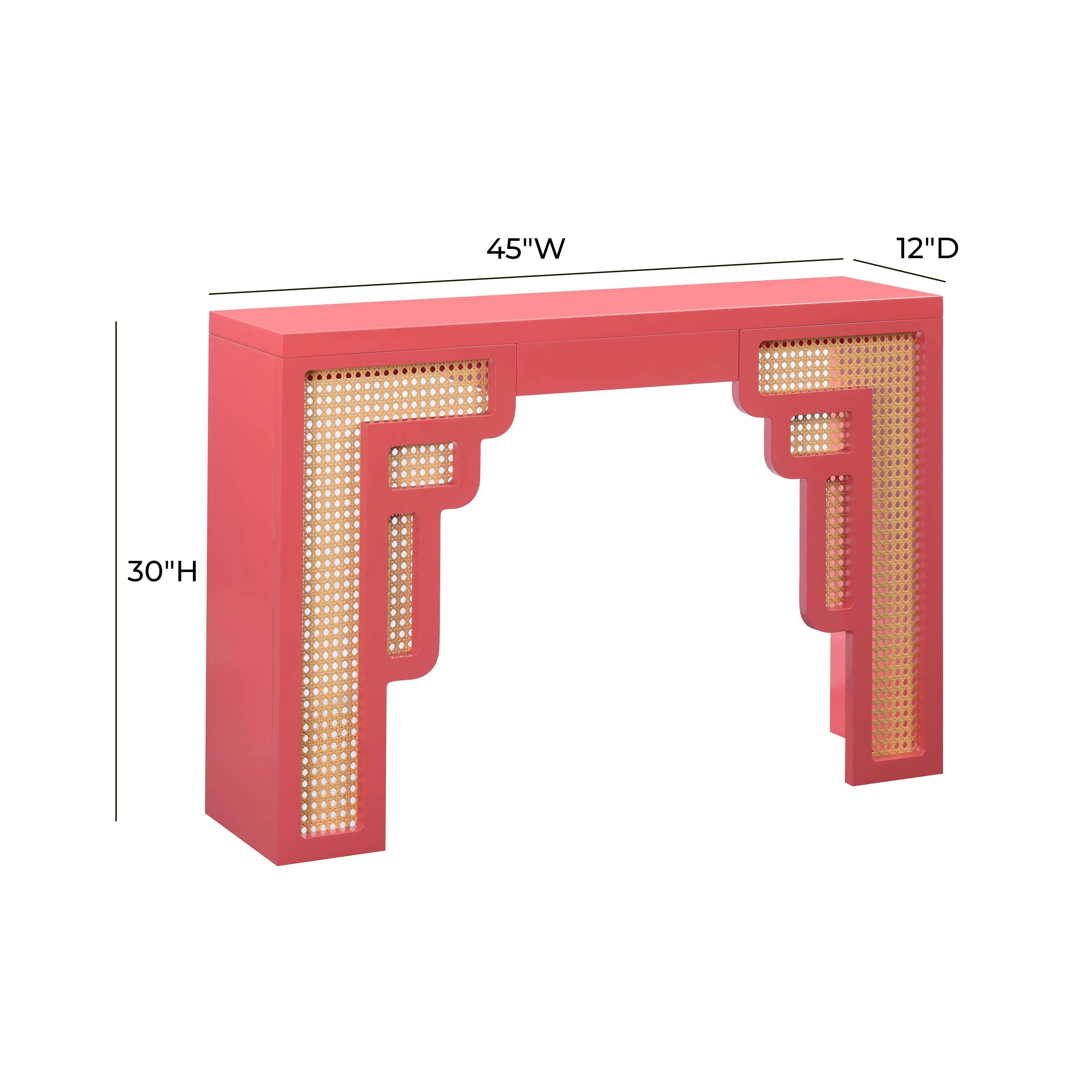 Suzie Rattan Console Table - Image 6