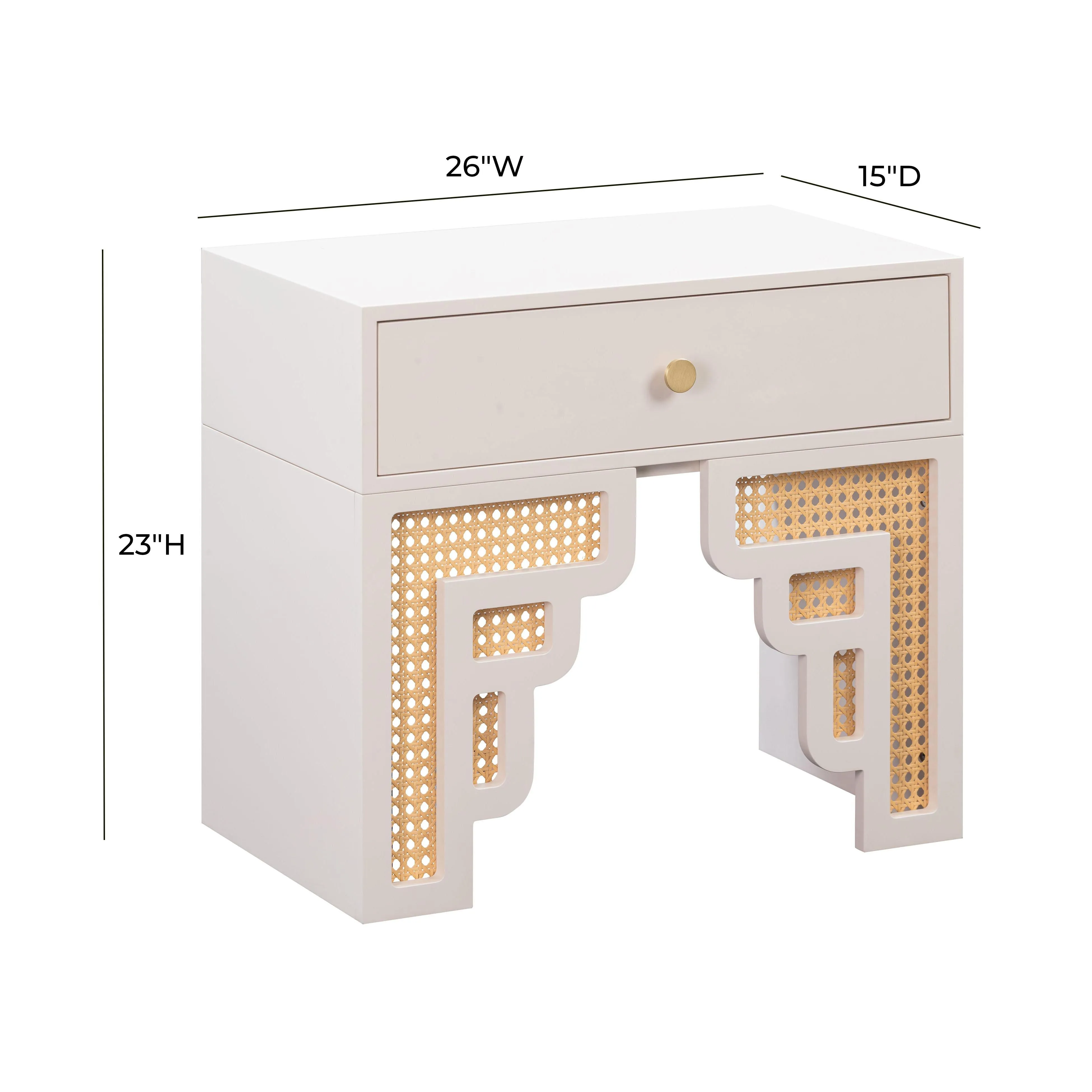 Suzie Rattan Nightstand - Image 12