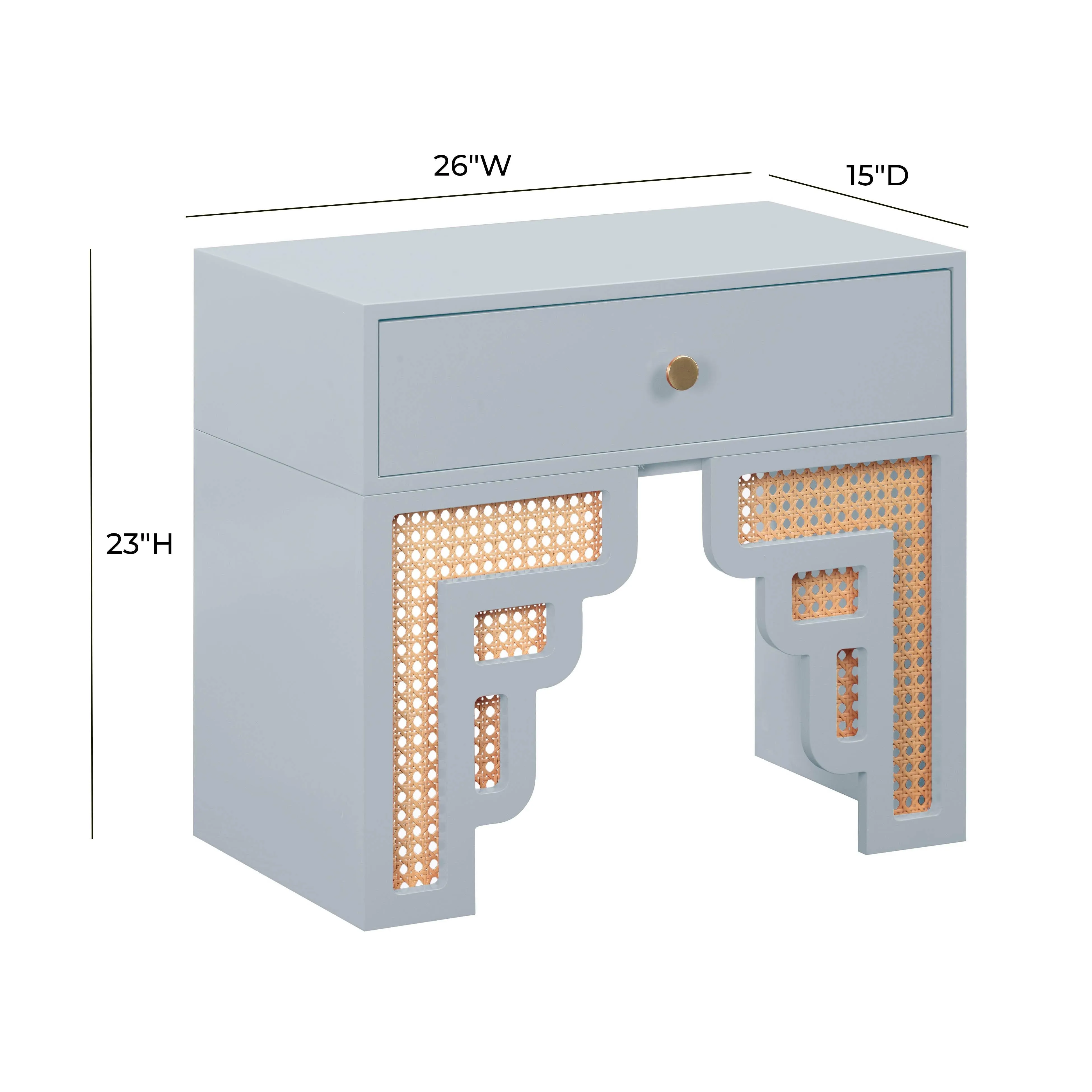Suzie Rattan Nightstand - Image 23