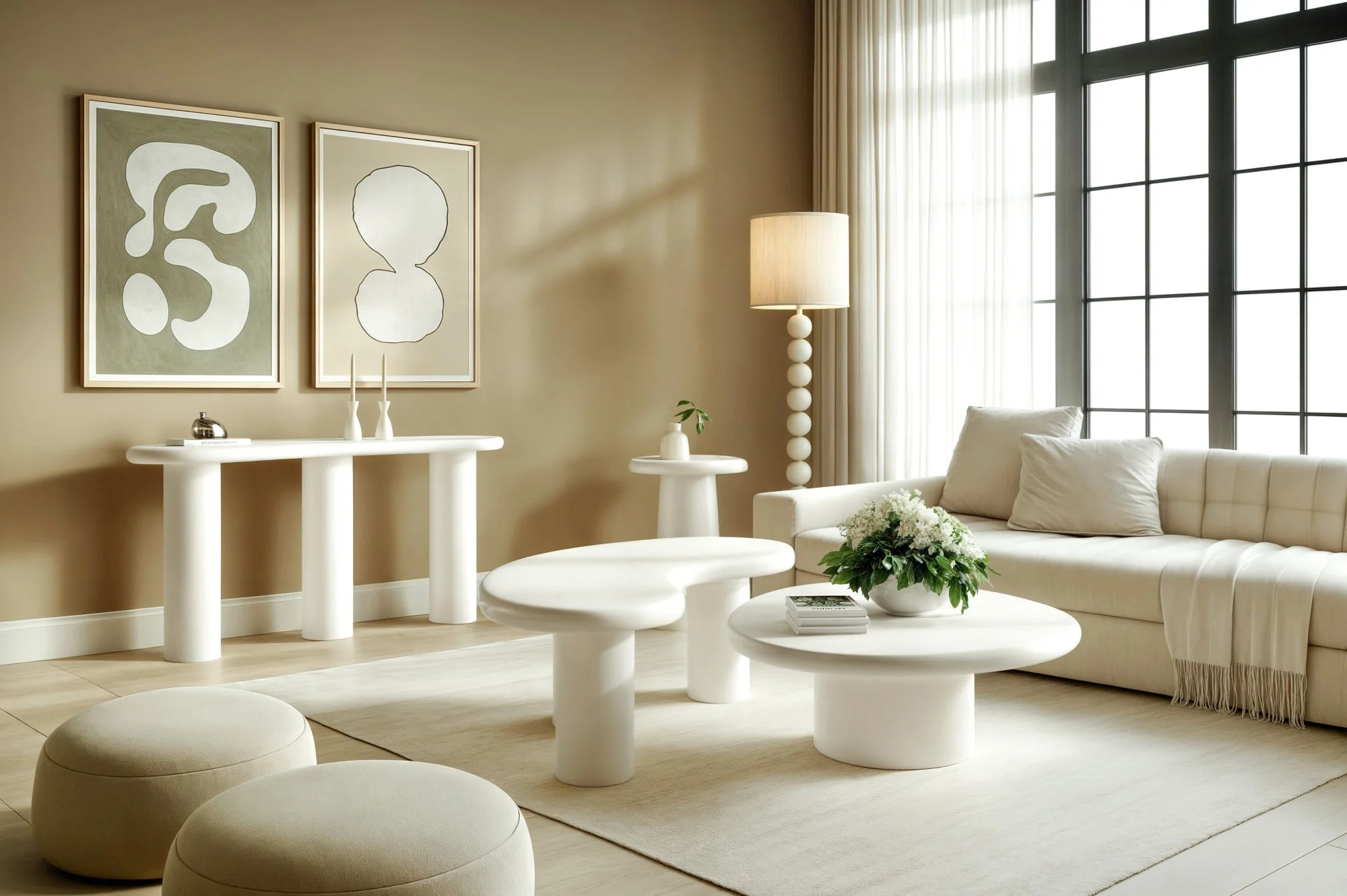 Sven Rice Wooden Console Table - Image 6