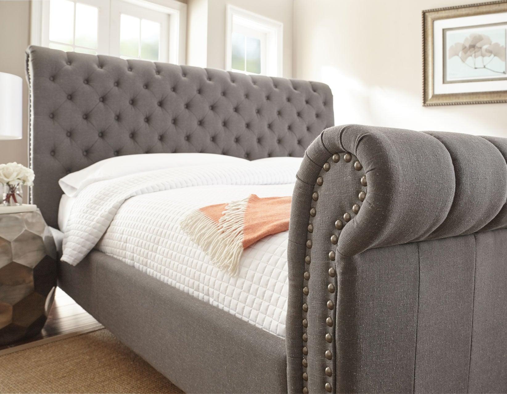 Swanson King Bed, Gray - Image 5