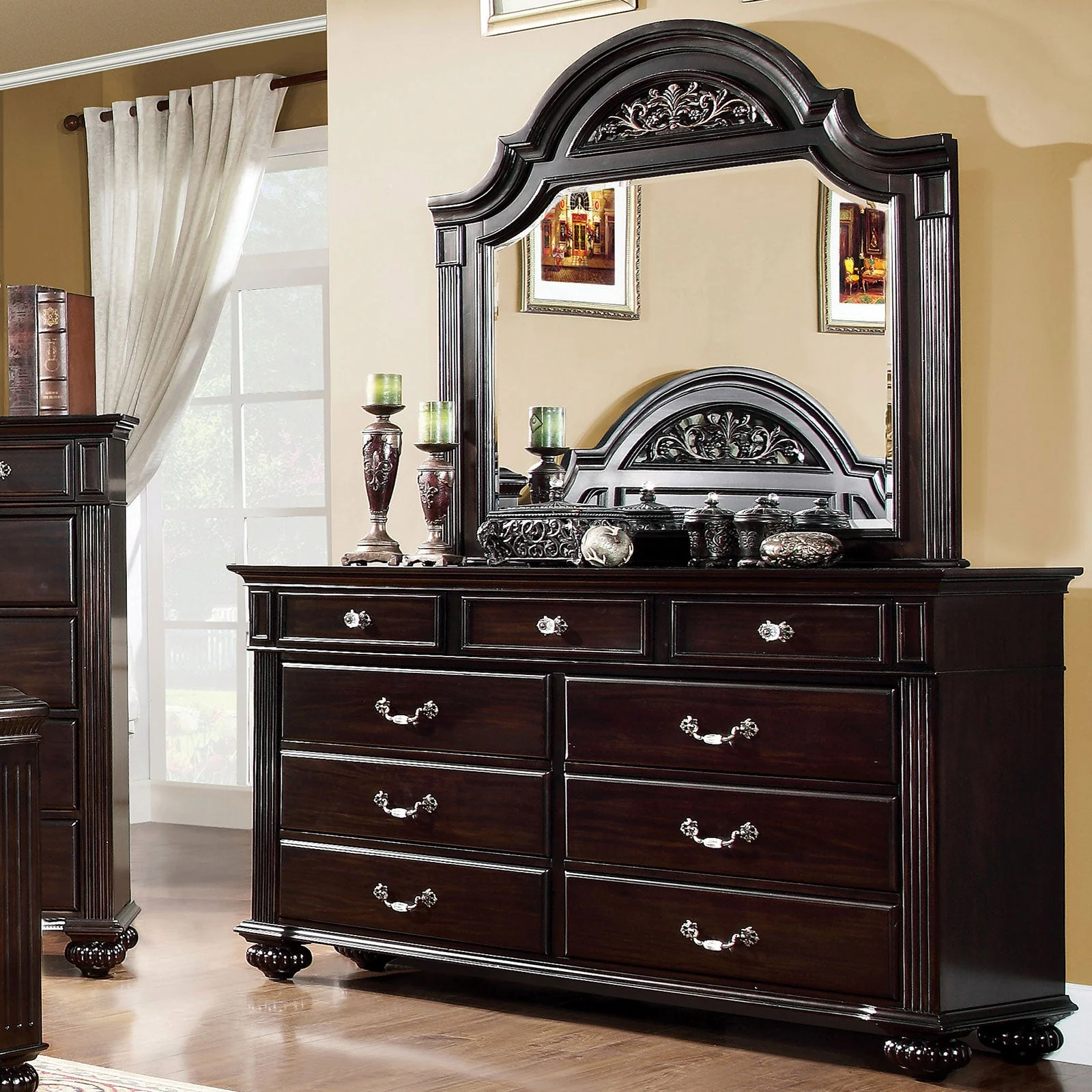 Syracuse Dark Walnut Mirror - Image 2