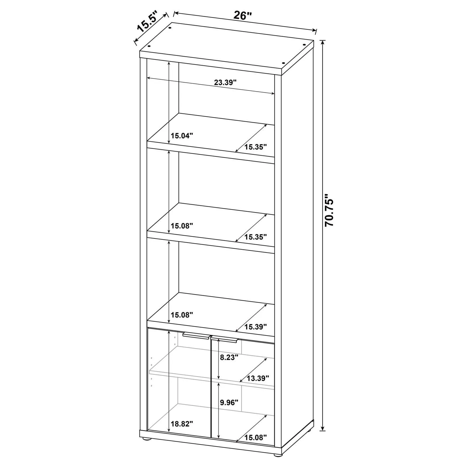 Tabby Mango 3-piece Entertainment Center With 60" TV Stand - Image 13