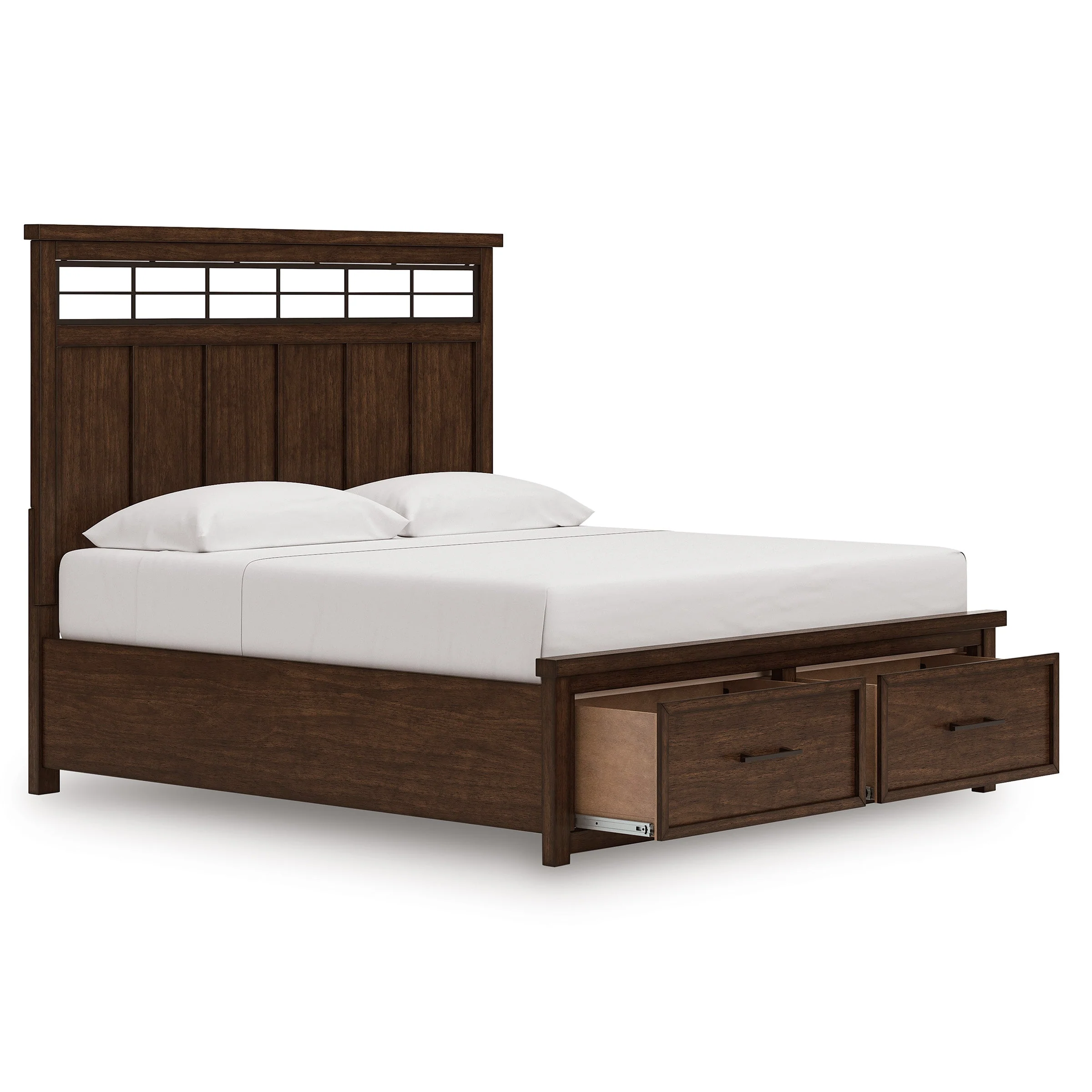 Taffenbrook Medium Brown King Storage Platform Bed - Image 11