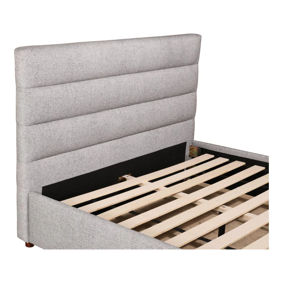 Takio Bed Light Grey - Image 6